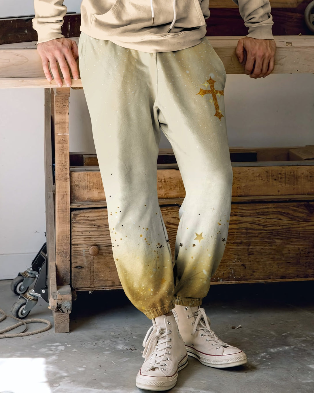 From Suffering To Glory All Over Print Jogger Pants - Christ Color