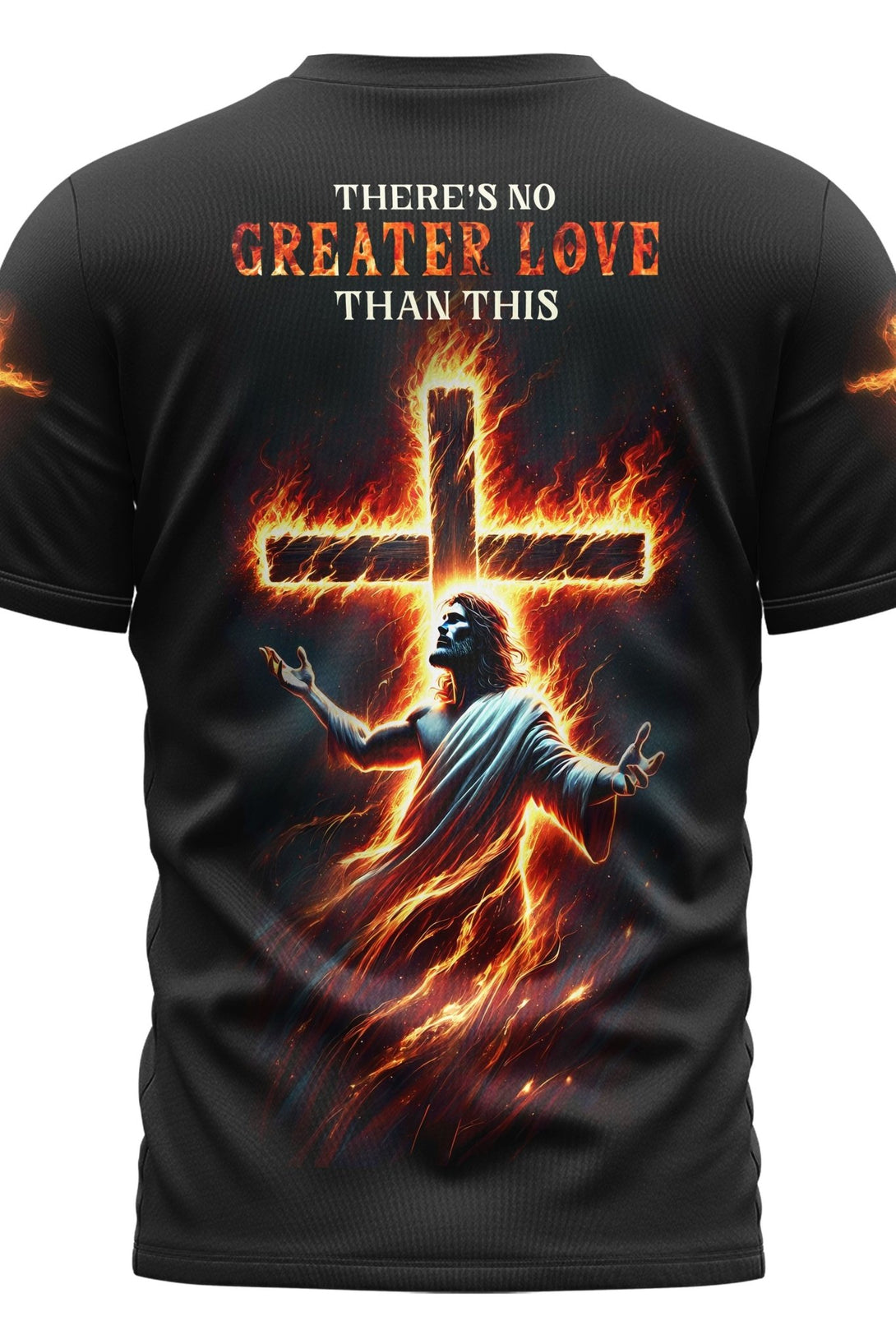 There's No Greater Love Than This All Over Print T-shirt - Christ Color