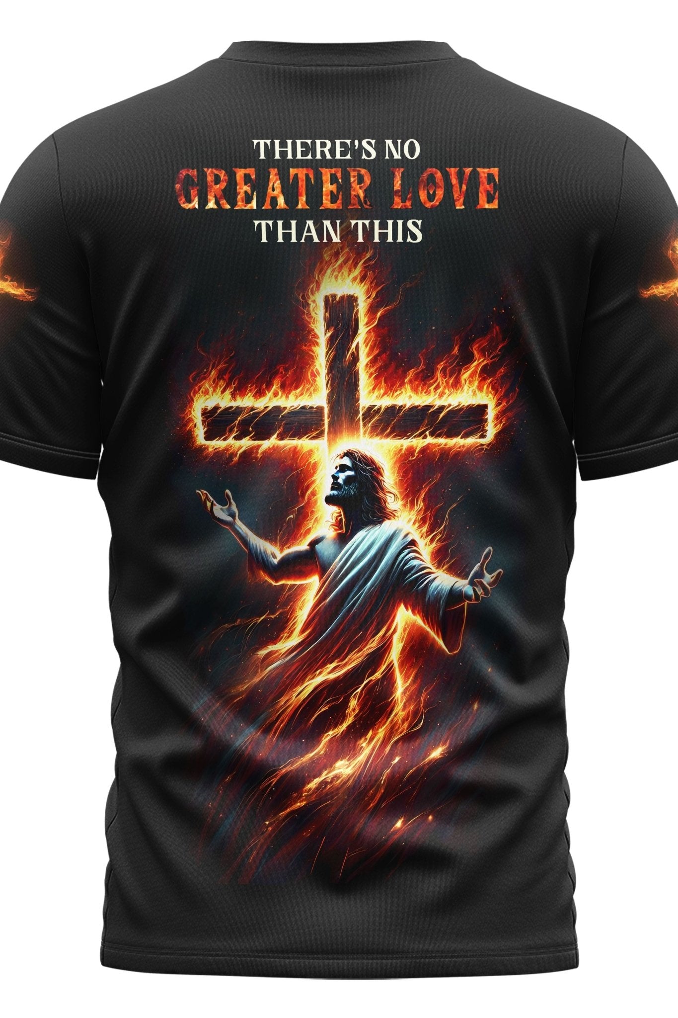 There's No Greater Love Than This All Over Print T-shirt - Christ Color
