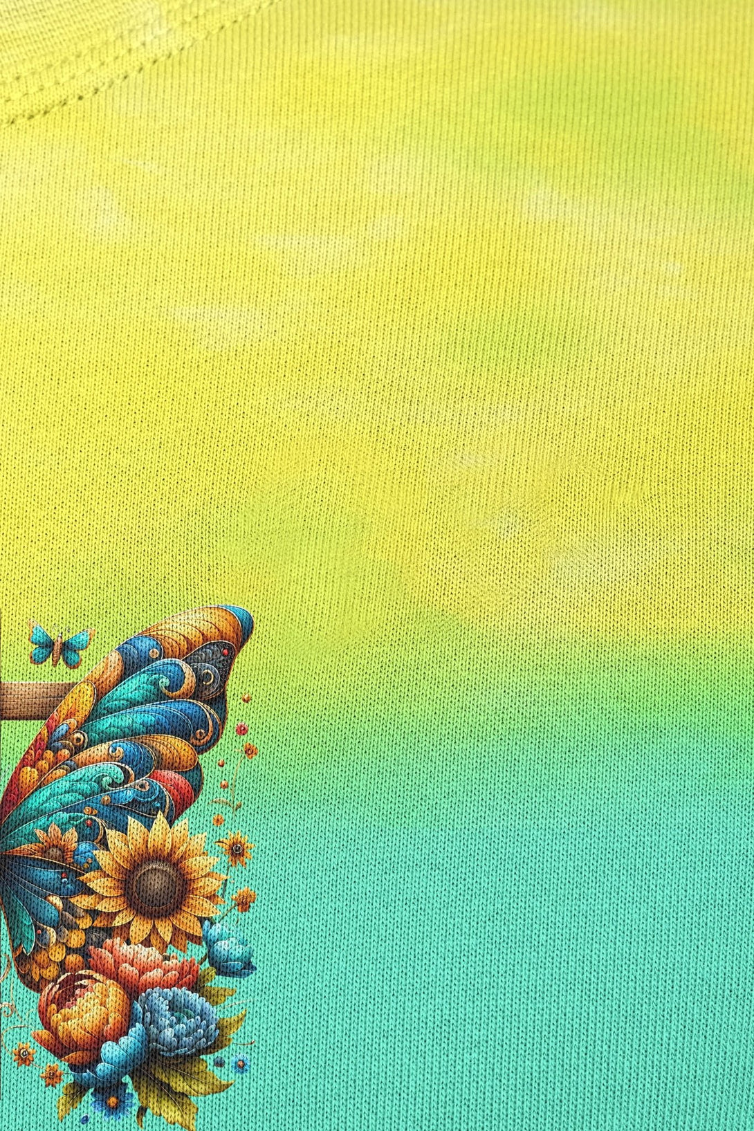 Faith Hope Love All Over Print Sweater - Christ Color