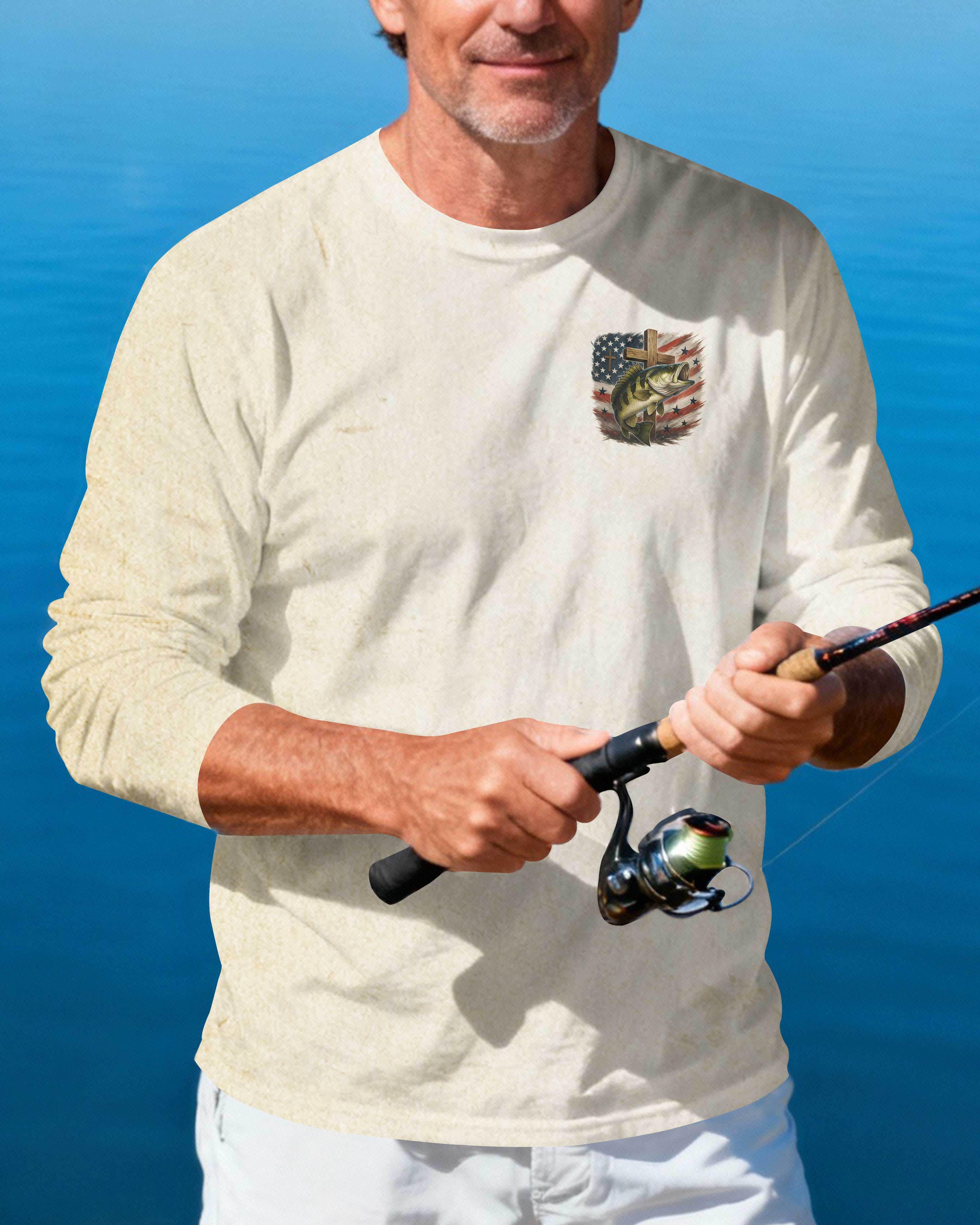 Jesus Loves Me Fish Fear Me Long Sleeves T-Shirt
