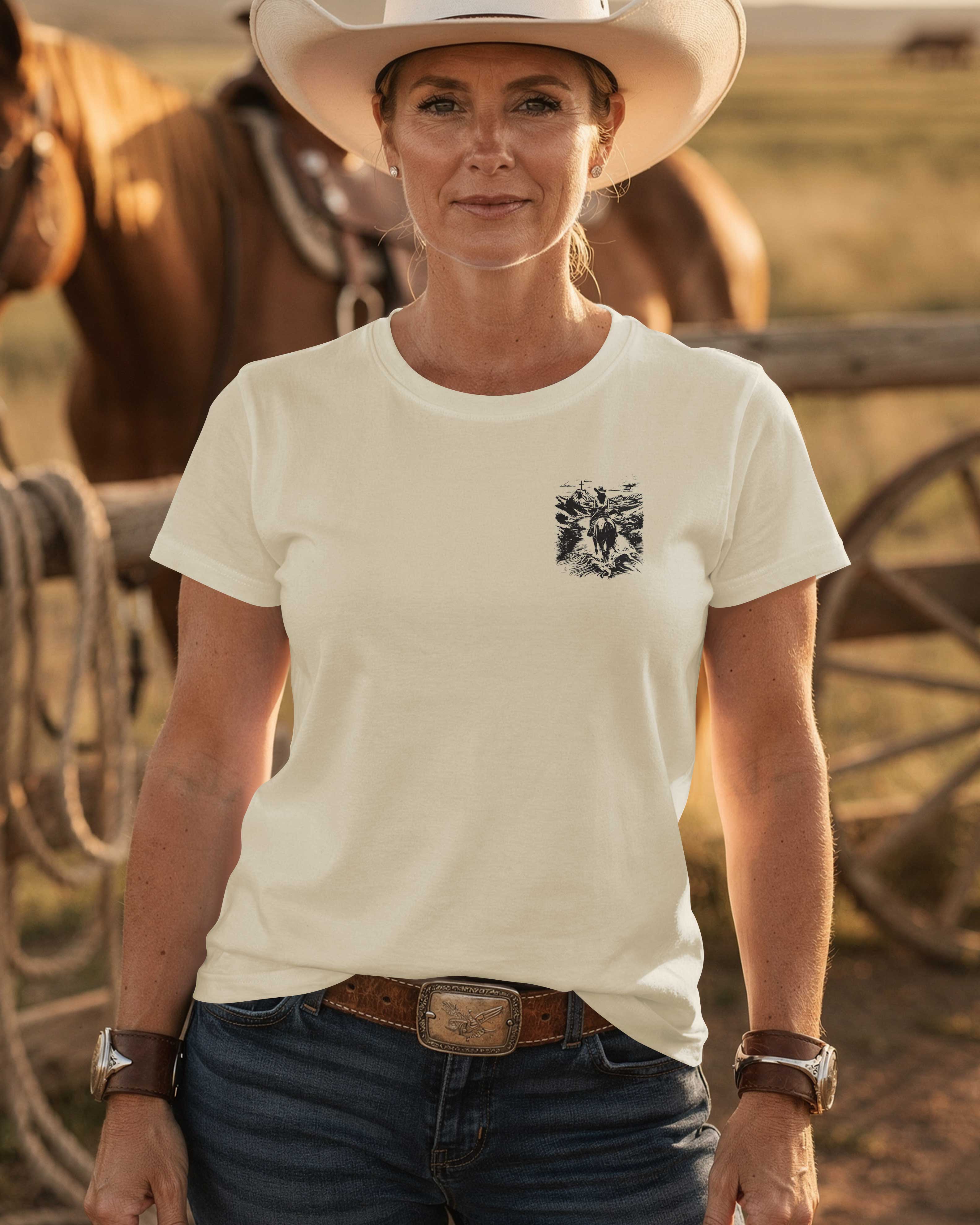 I Ride With Faith Guided By His Cross T-Shirt