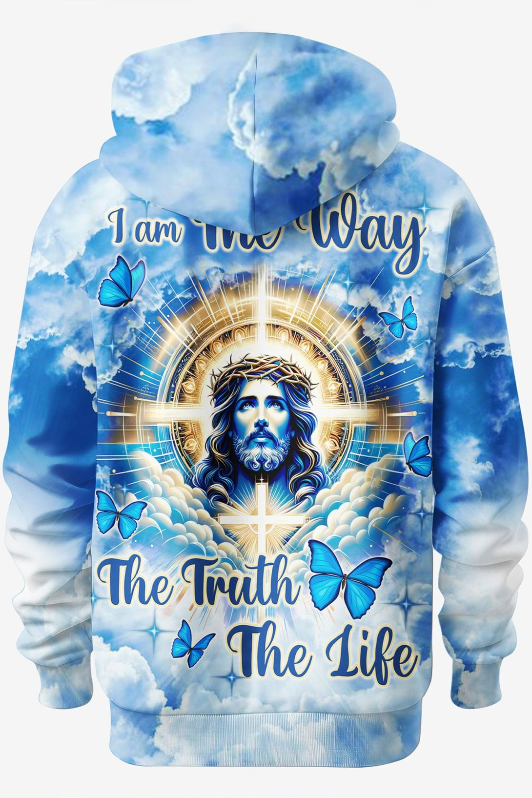 I Am The Way The Truth The Life All Over Print Hoodie - Christ Color