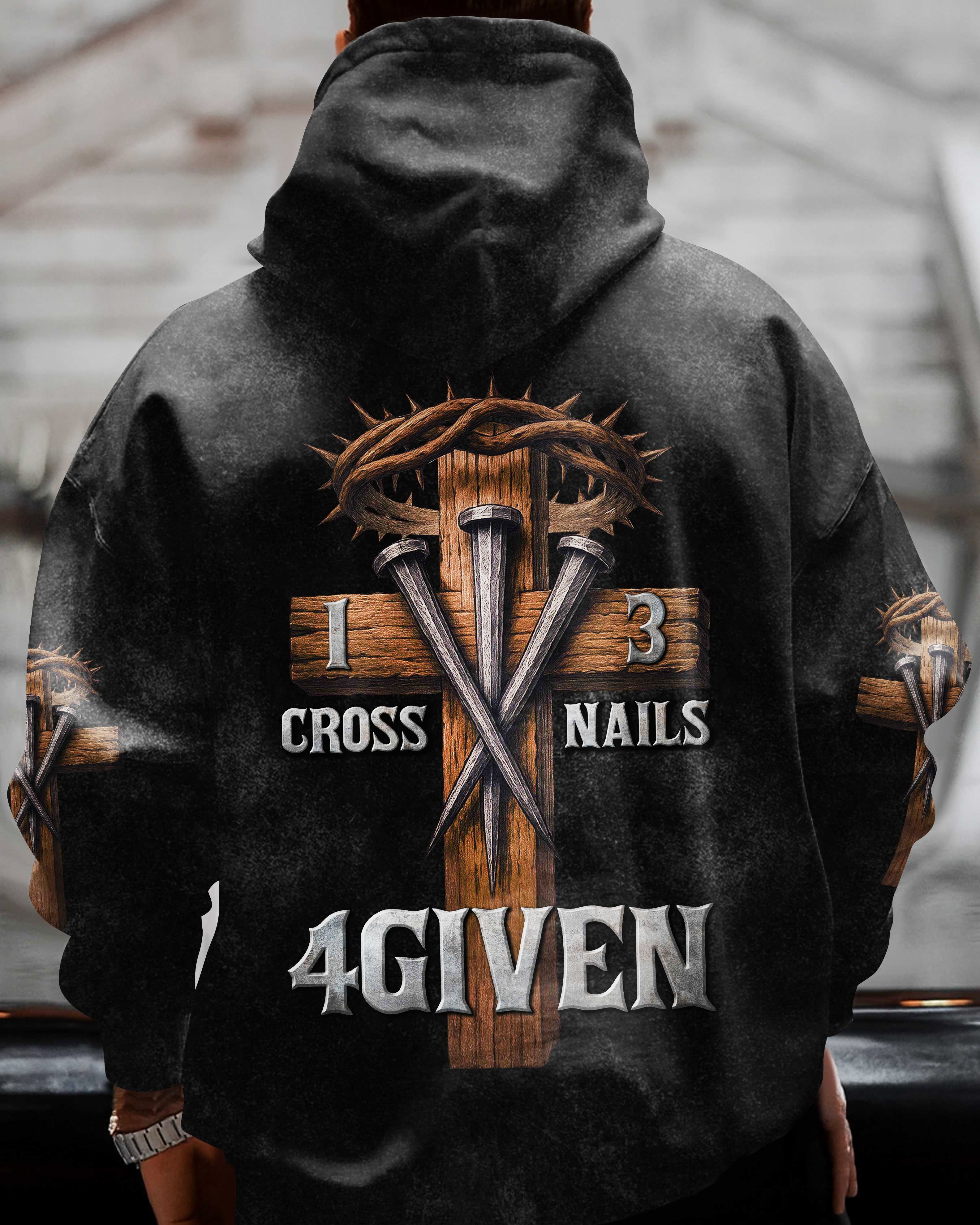 One Cross Three Nails Forgiven T-Shirts