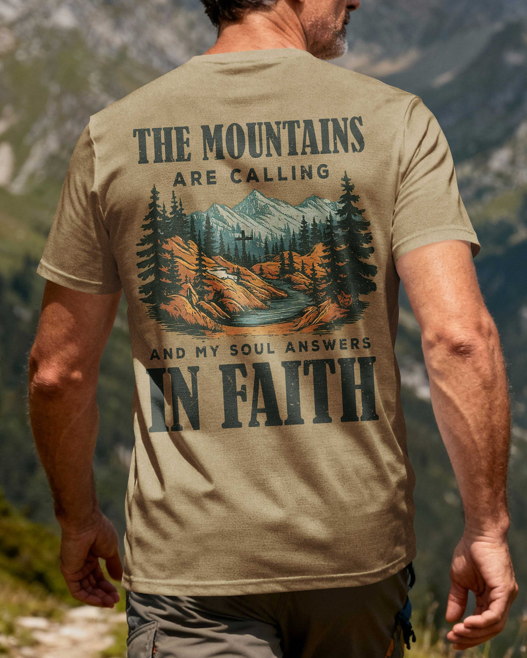 The Mountains Are Calling All Over Print T-Shirt