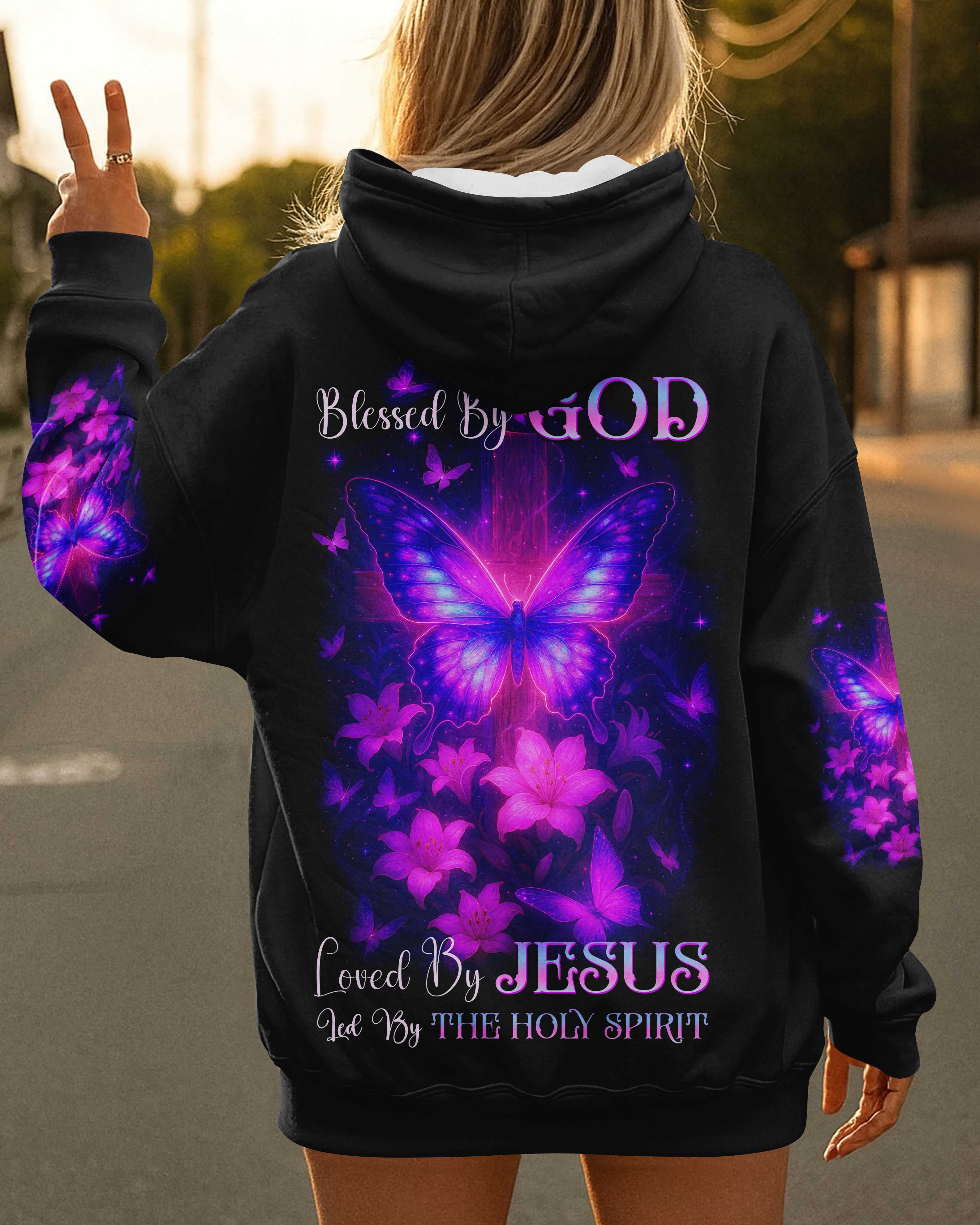 Blessed By God Loved By Jesus Led By The Holy Spirit T-Shirts