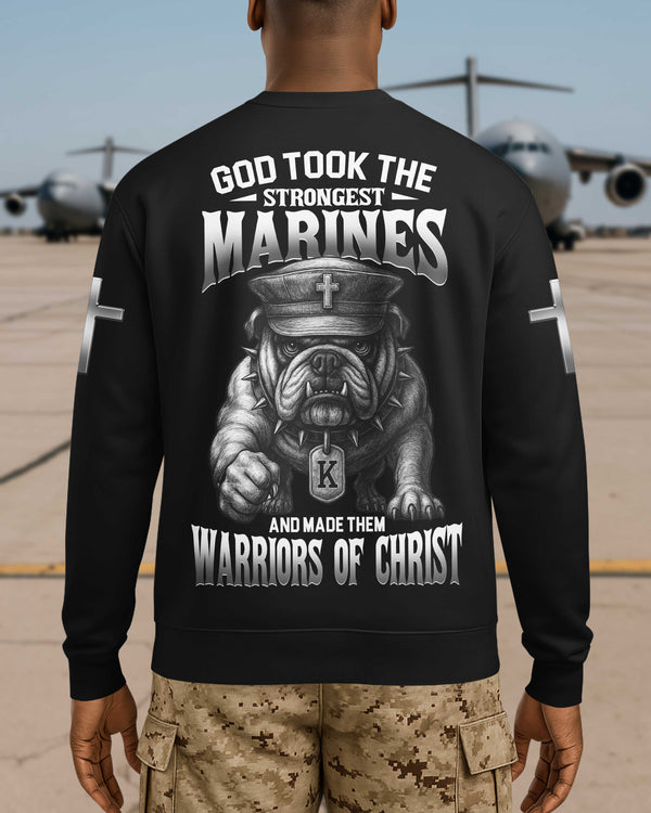 God Took The Strongest Marines And Made Them Warriors Of Christ Sweater