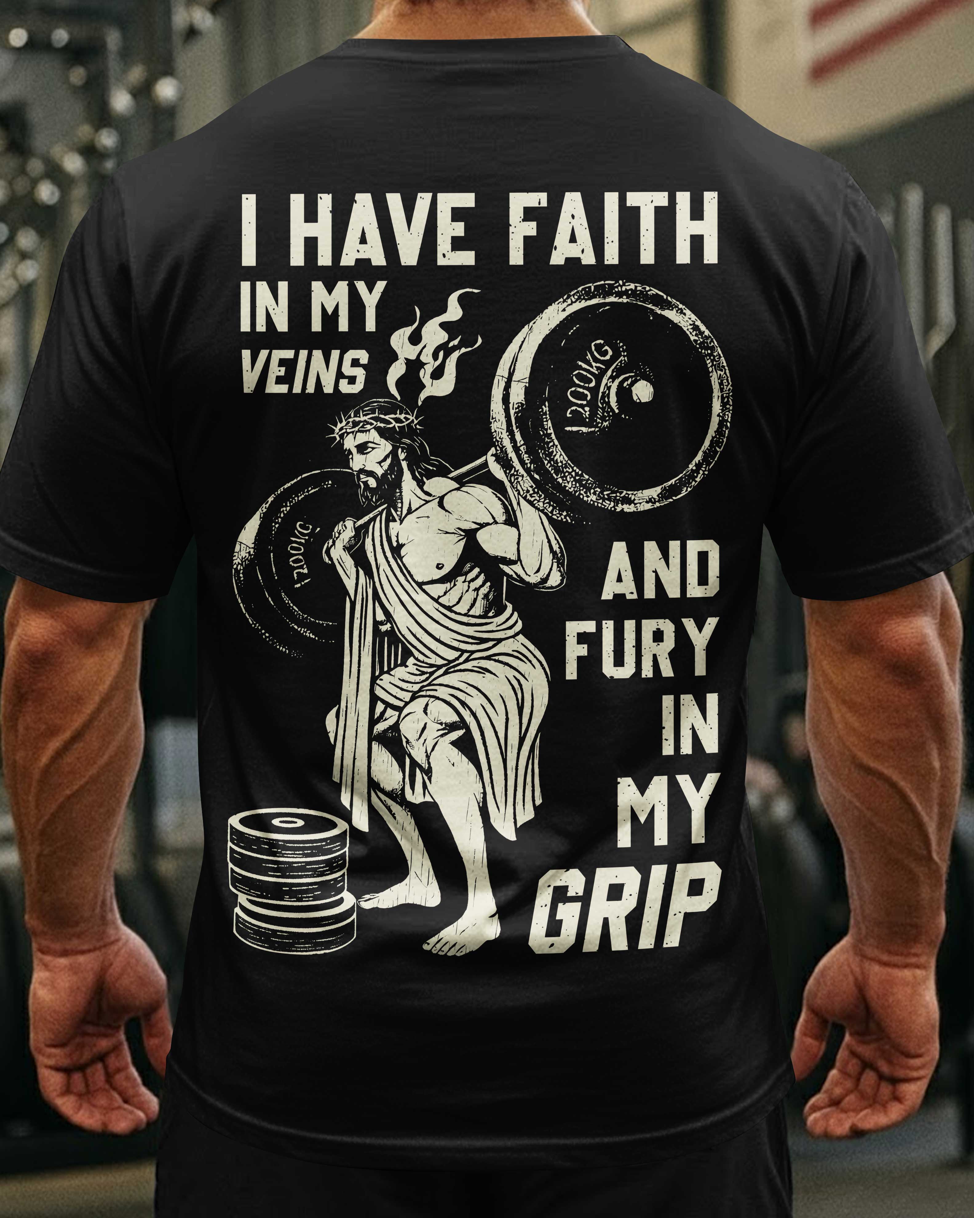 I Have Faith In My Veins All Over Print T-Shirt