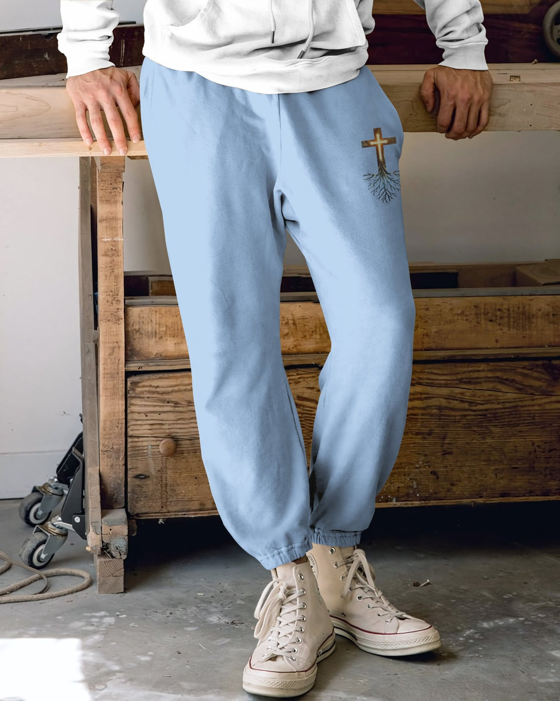 Woman Of Faith Rooted In Christ All Over Print Jogger Pants - Christ Color