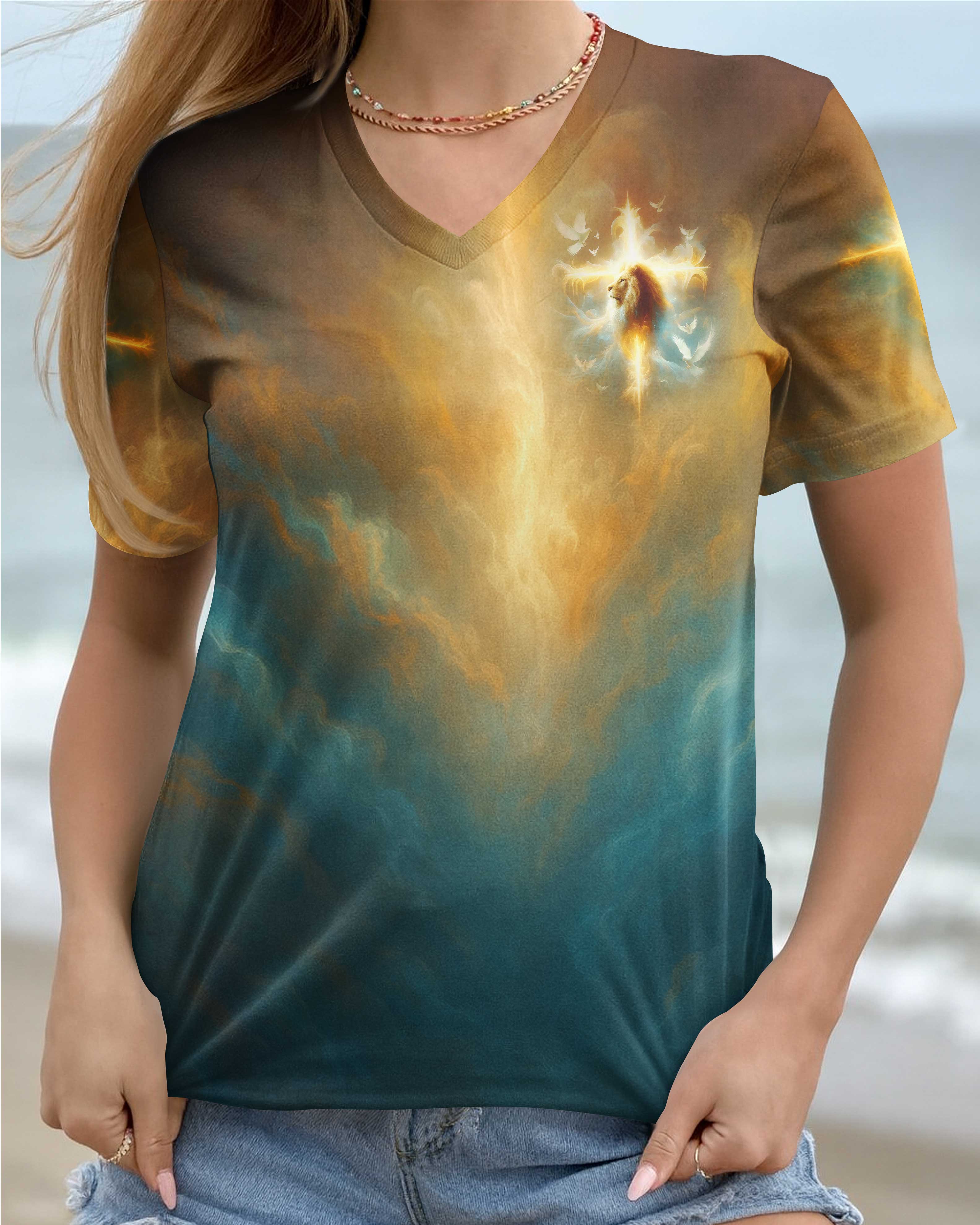 Blessed By God Loved By Jesus Let By The Spirit T-Shirt