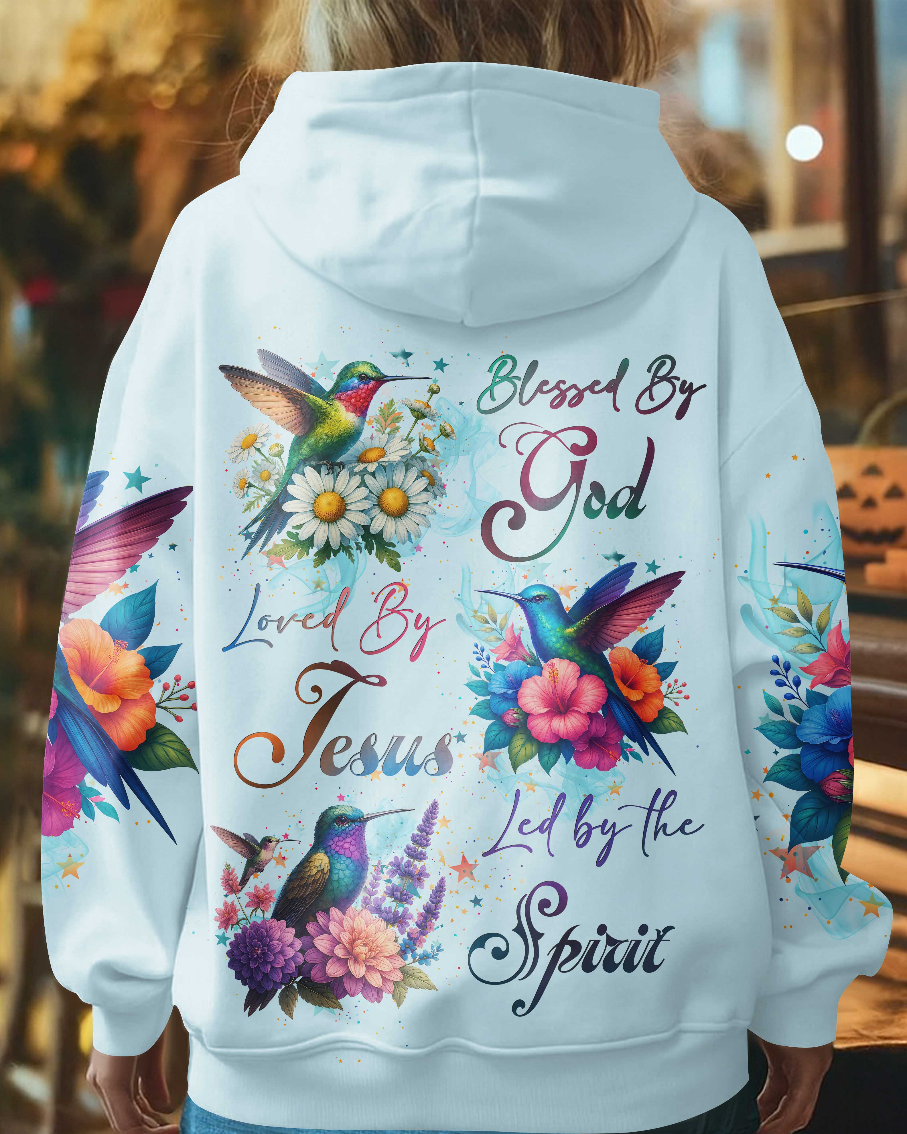 Blessed By God Loved By Jesus Led By The Spirit T-Shirt