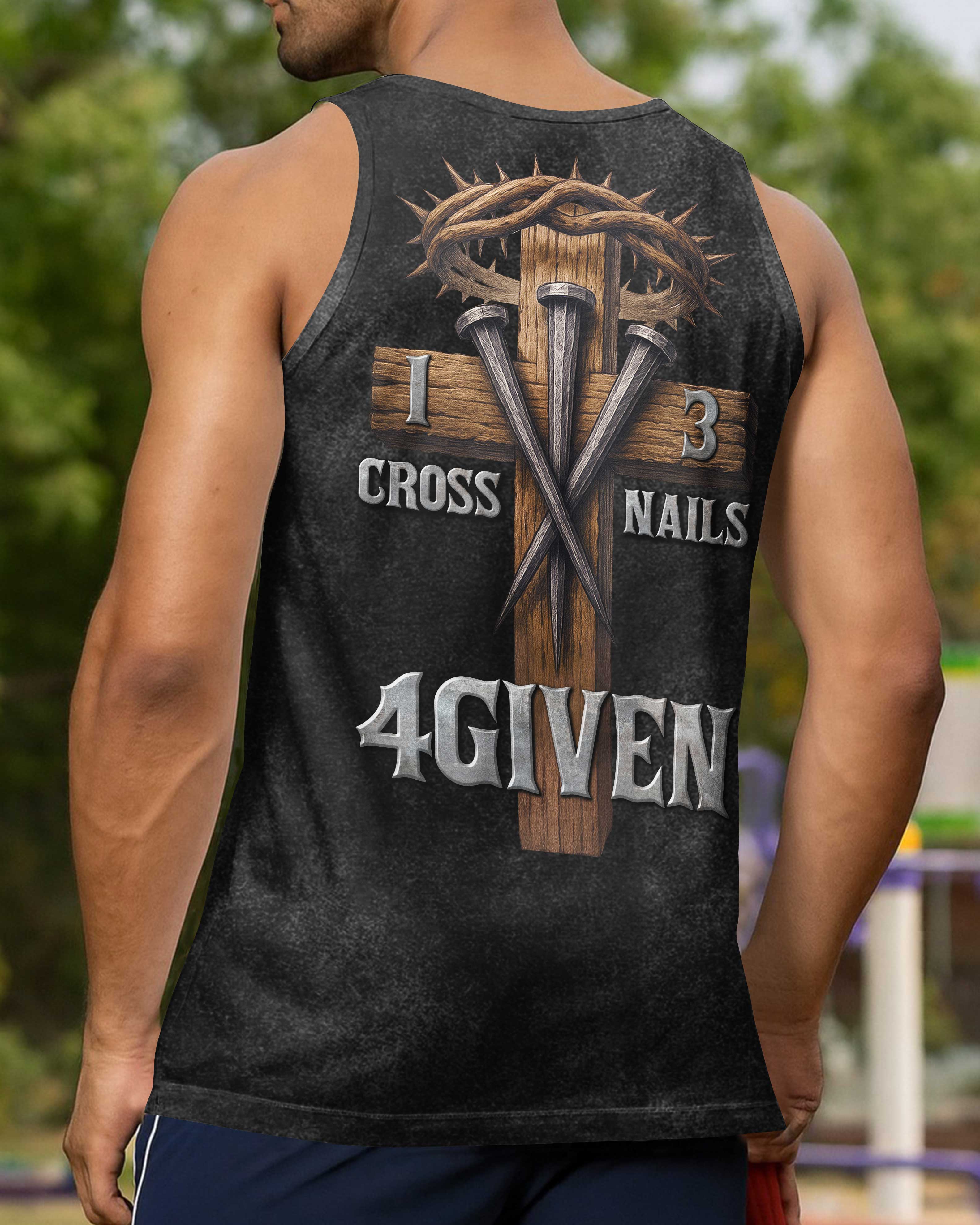 One Cross Three Nails Forgiven T-Shirts