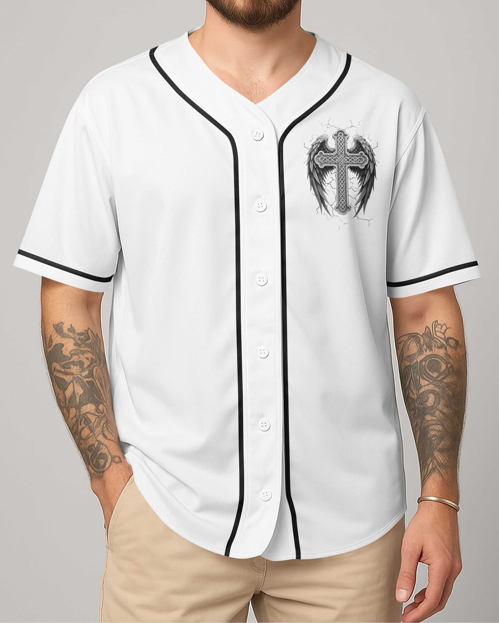 I Don't Know How My Story Ends But It Will Never Say I Gave Up All Over Print Jersey