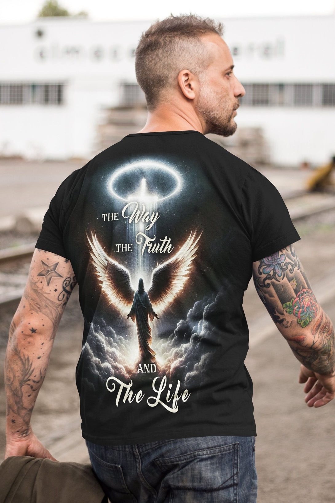 The Way The Truth And The Life All Over Print T-shirt - Christ Color