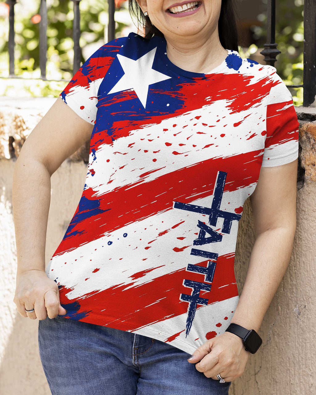 One Nation Under God All Over Print T-Shirt