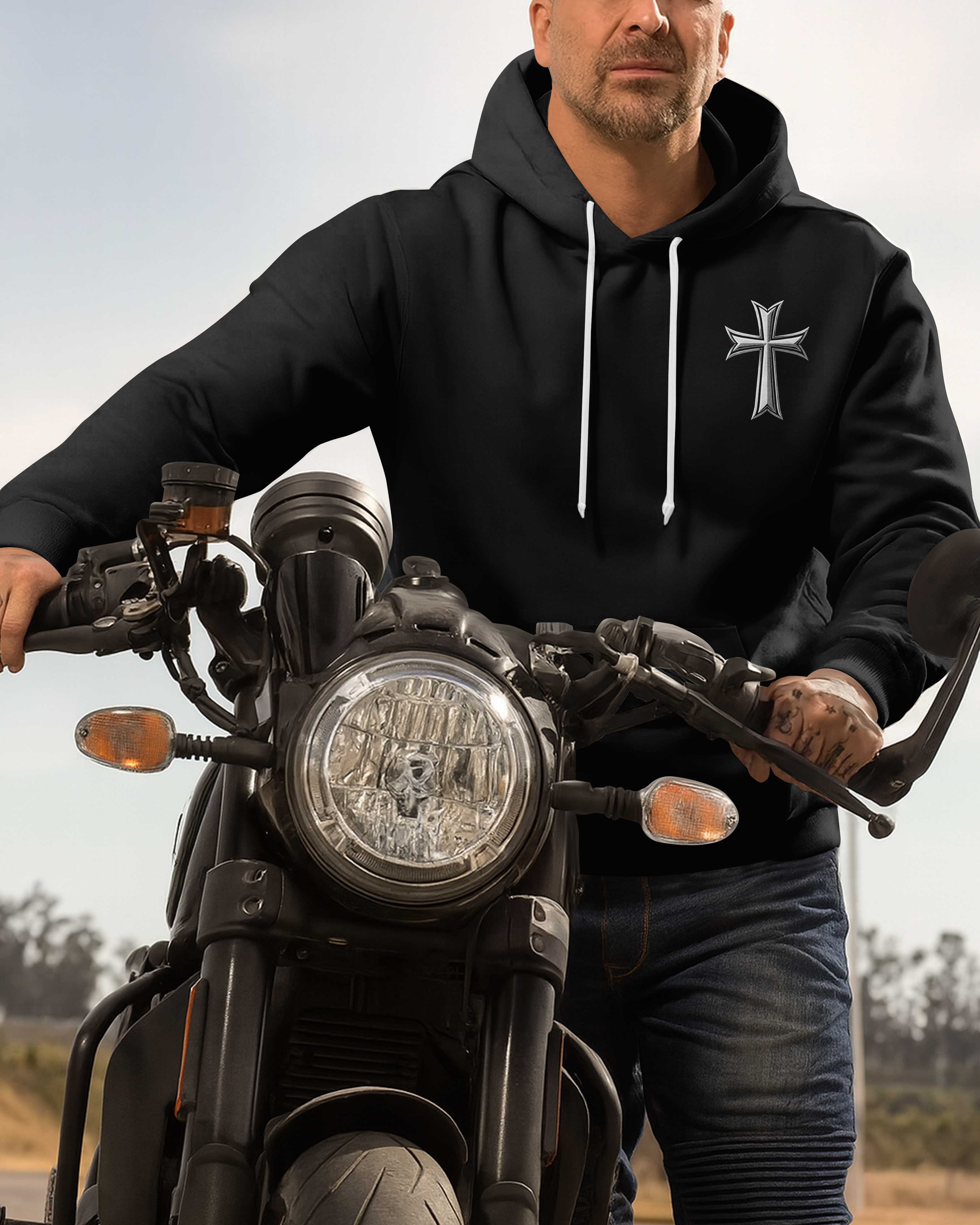 The World Sees A Biker Hoodie
