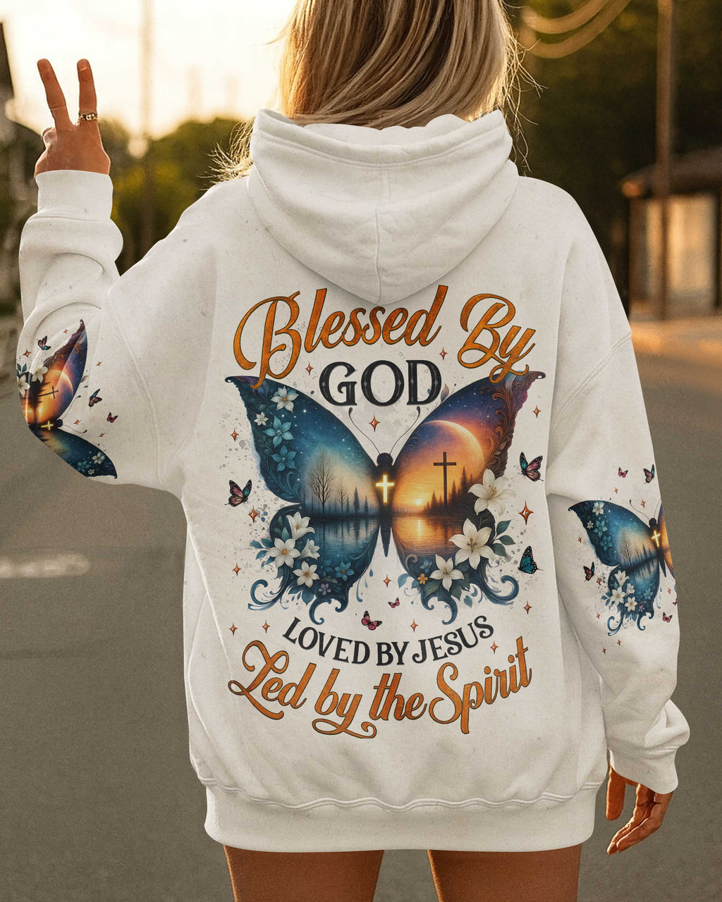 Blessed By God Loved By Jesus Led By The Spirit T-Shirt