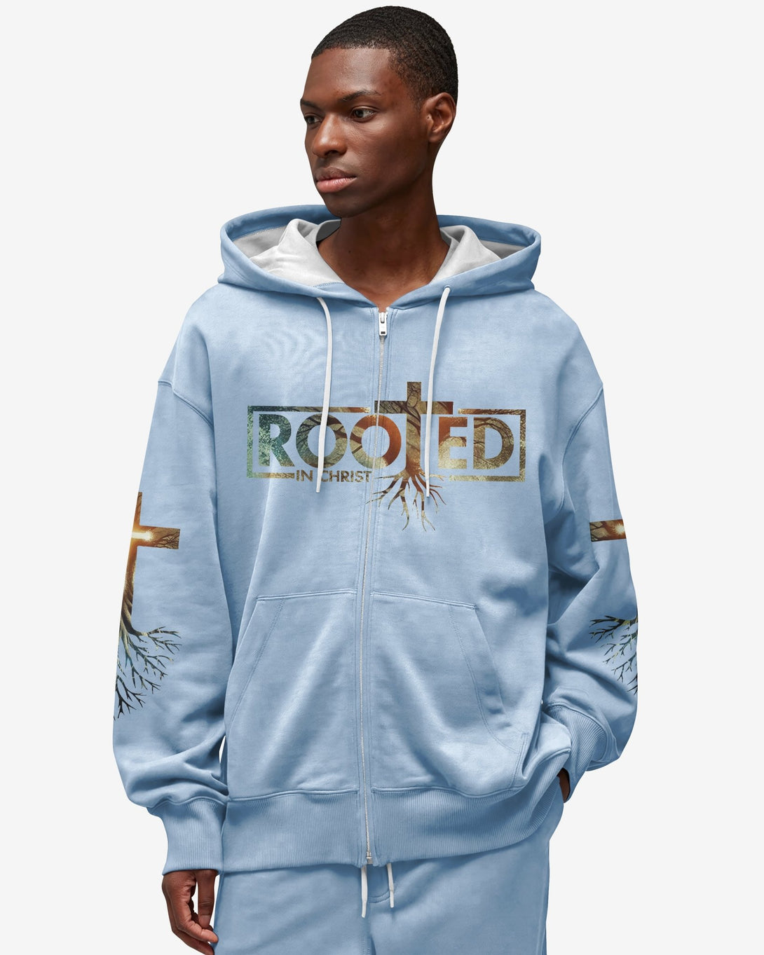 Woman Of Faith Rooted In Christ All Over Print Zip Hoodie - Christ Color