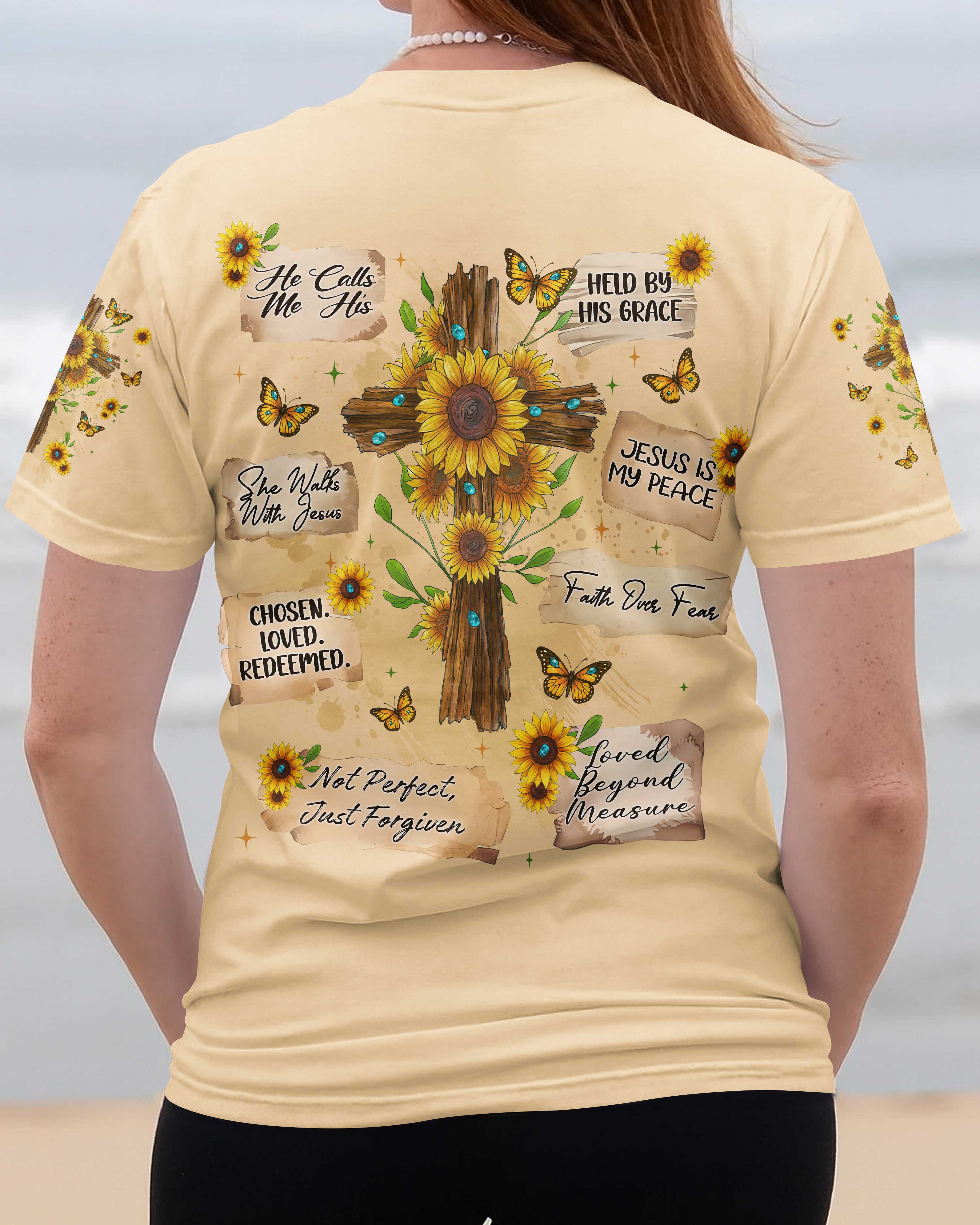 He Calls Me His She Walks With Jesus T-Shirt