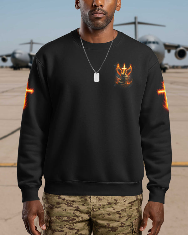 Under God's Command I Served By His Grace I Stand Sweater