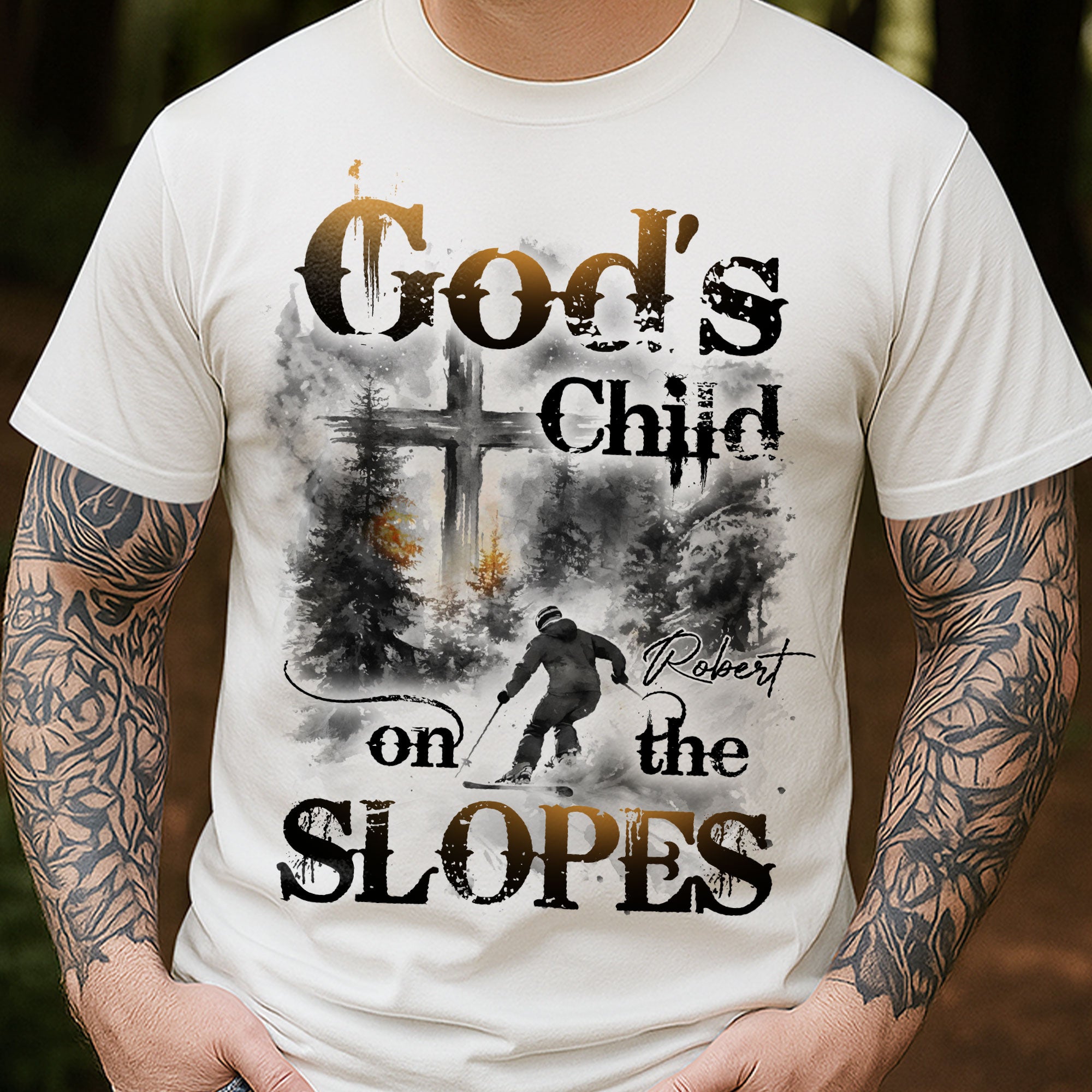 God's Child On The Slopes T-Shirt