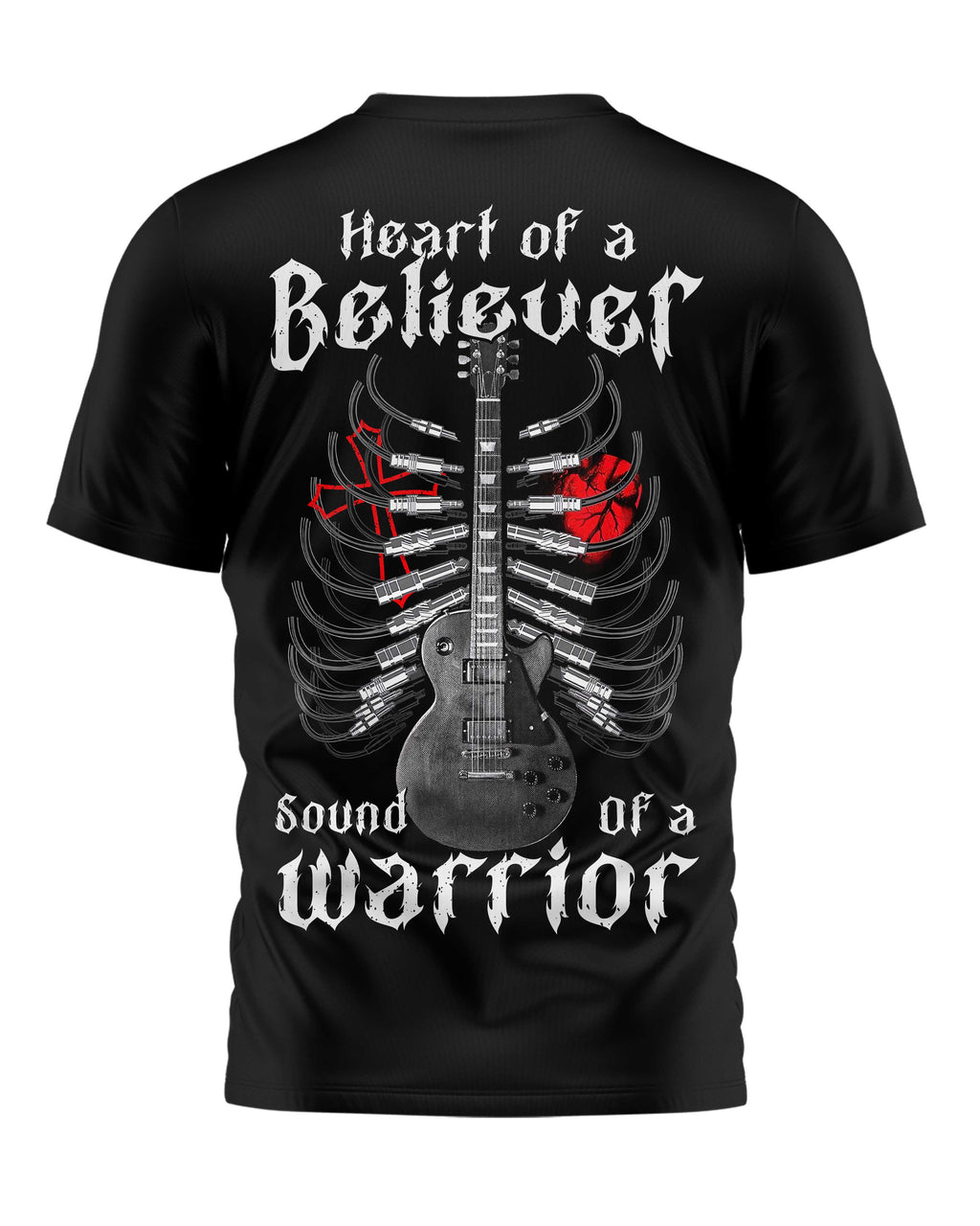 Heart Of A Believer Sound Of A Warrior T-Shirt