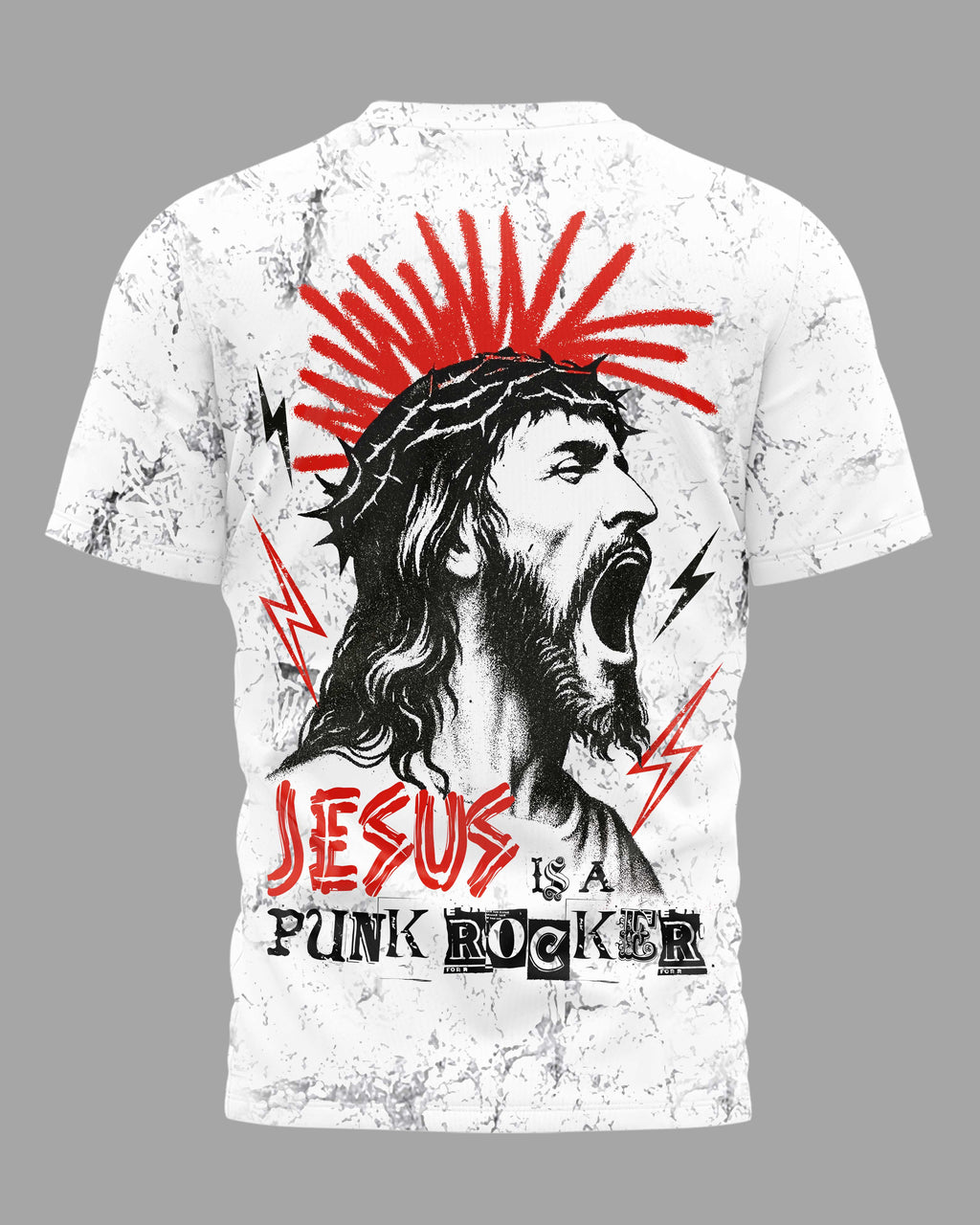 Jesus Is A Punk Rocker T-Shirt