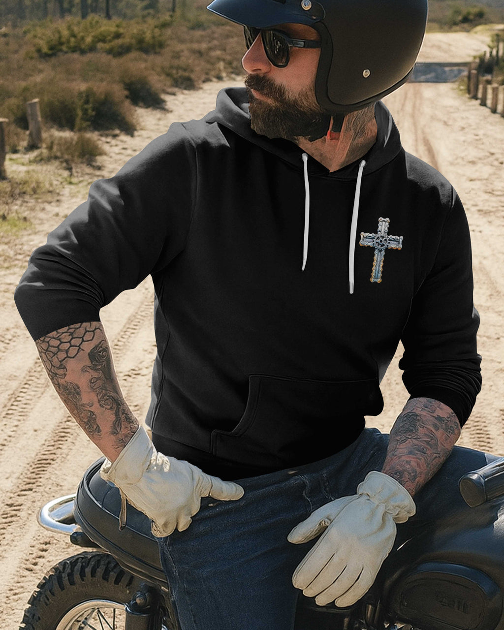 The Helmet Guards My Flesh Hoodie