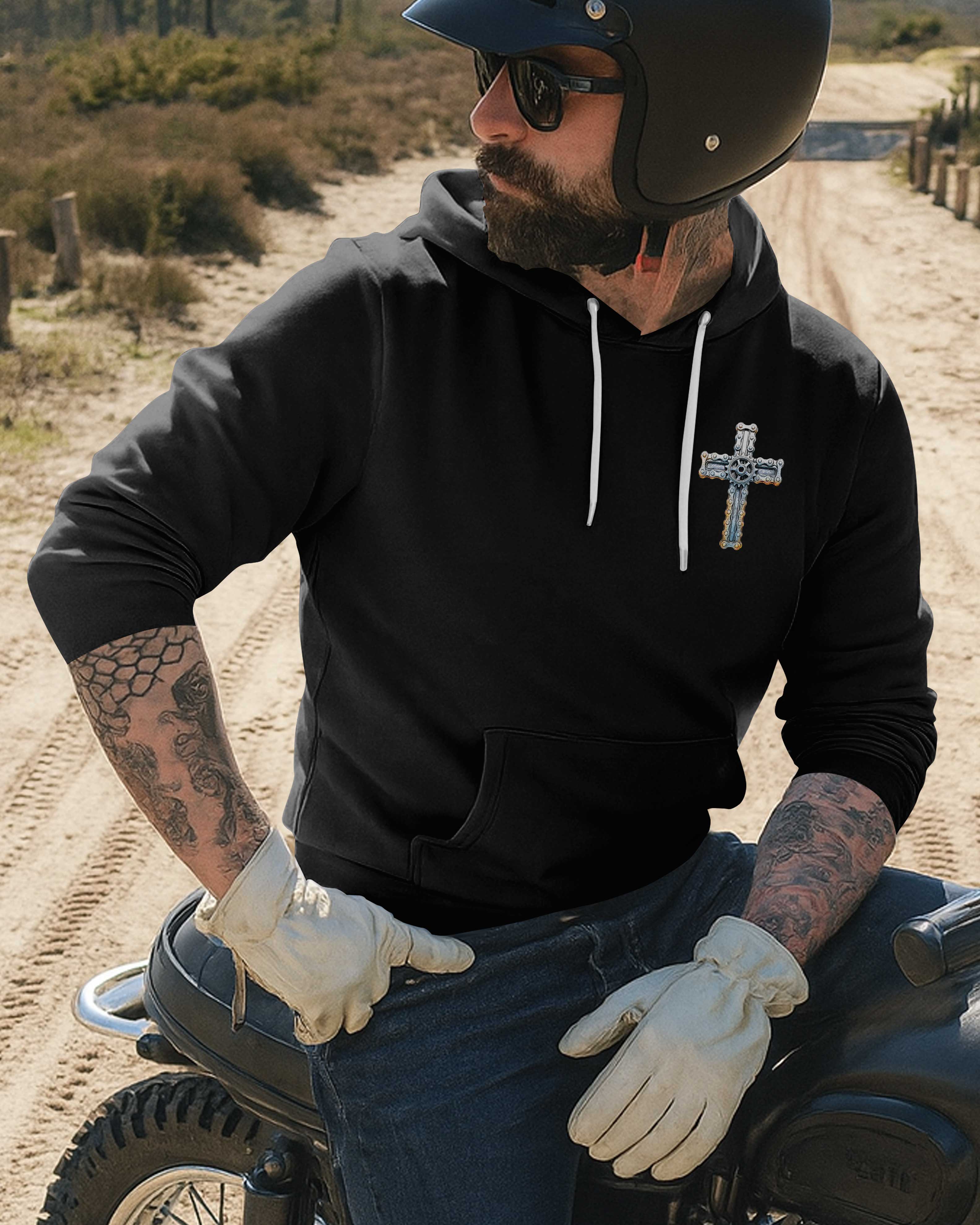 The Helmet Guards My Flesh Hoodie