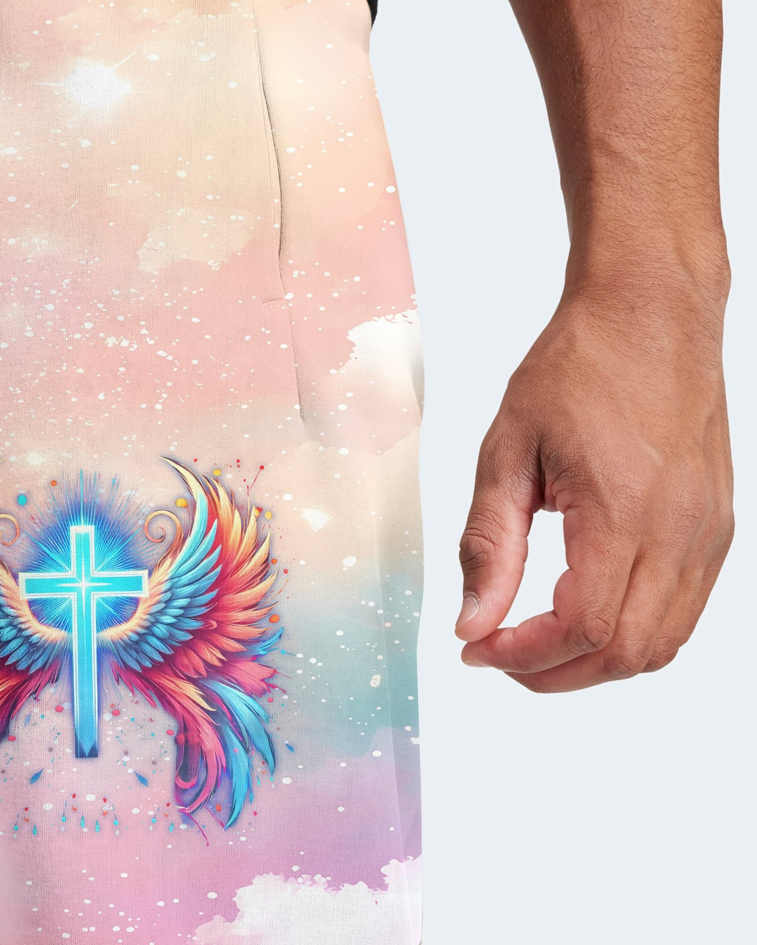 I Can Do All Things Through Christ Who Strengthens Me All Over Print Jogger Pants - Christ Color