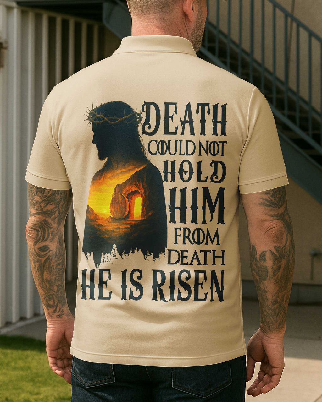 Death Could Not Hold Him From Death He Is Risen T-Shirt