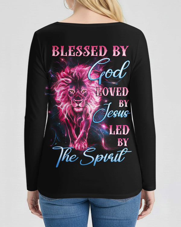 Blessed By God V-neck Long Sleeves Shirt