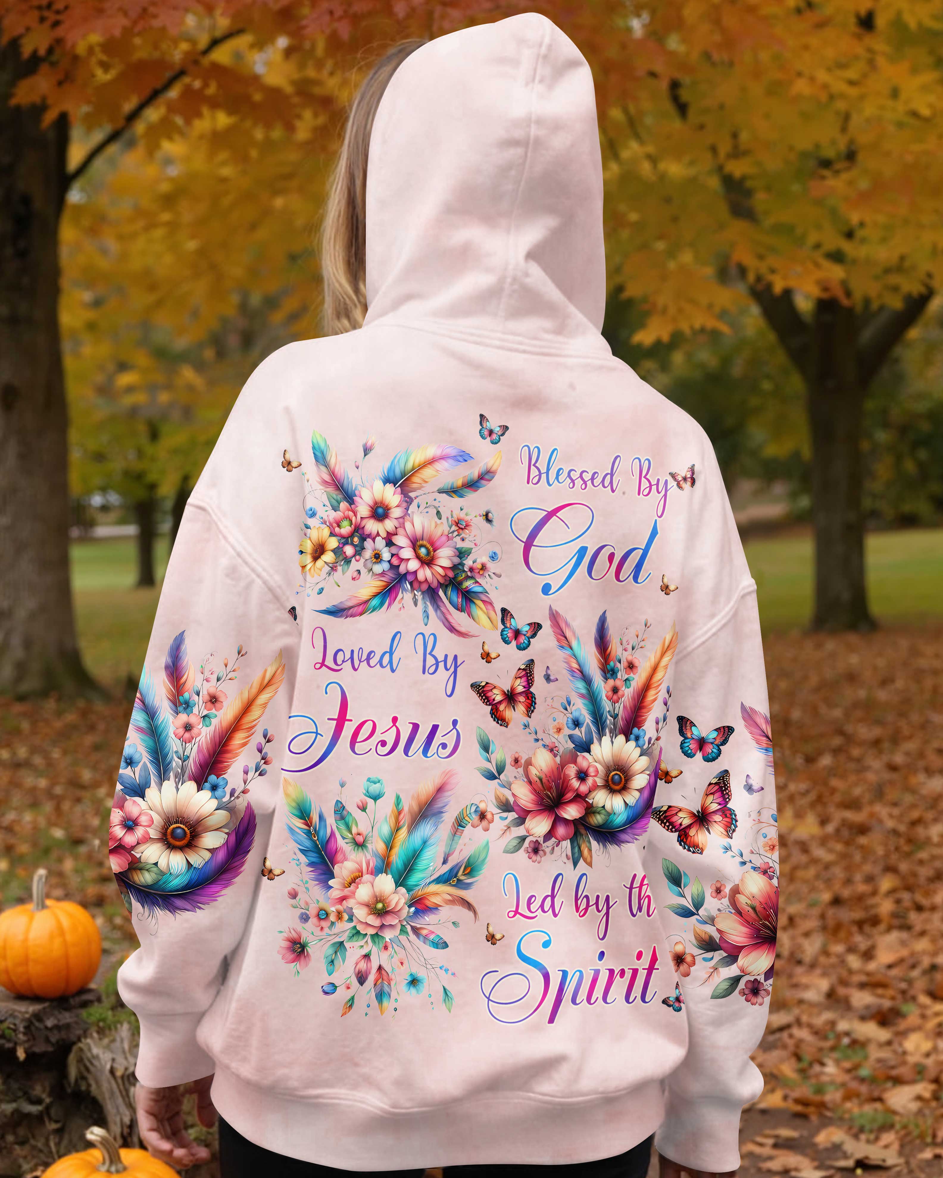 Blessed By God Loved By Jesus Led by the Spirit T-Shirts