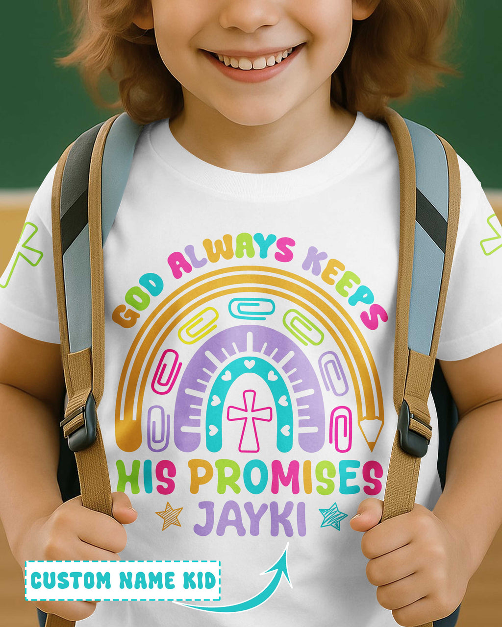 God Always Keeps His Promises T-Shirt Kid