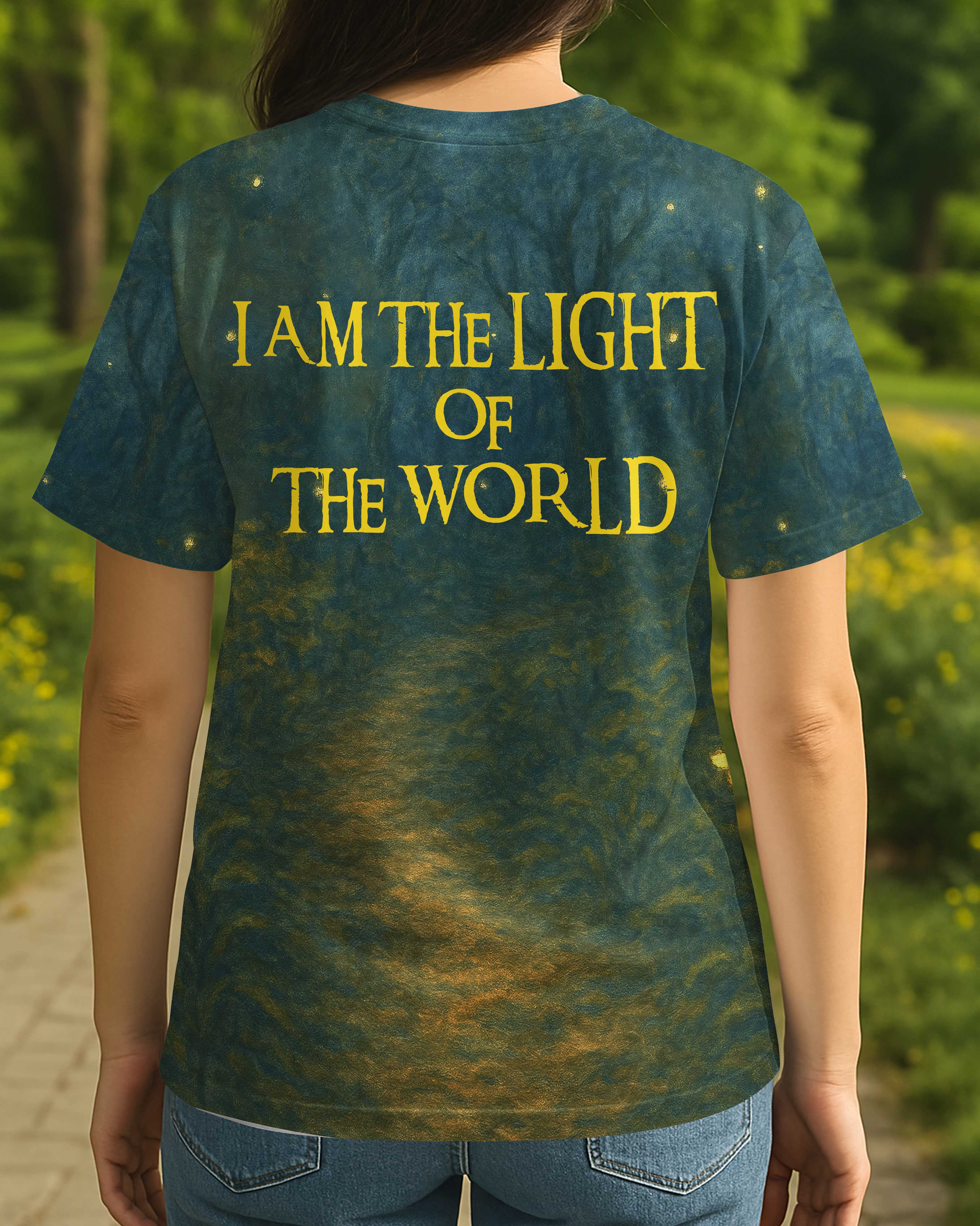 I Am The Light Of The World All Over Print T-Shirt