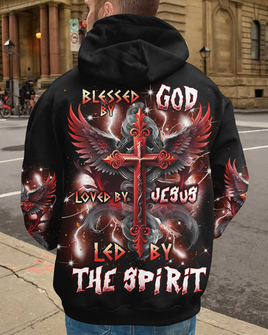 Blessed By God Loved By Jesus Led By The Spirit T-Shirt