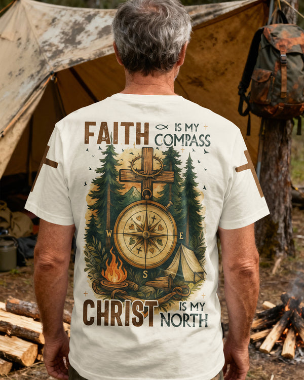 Faith Is My Compass Christ Is My North All Over Print T-Shirt