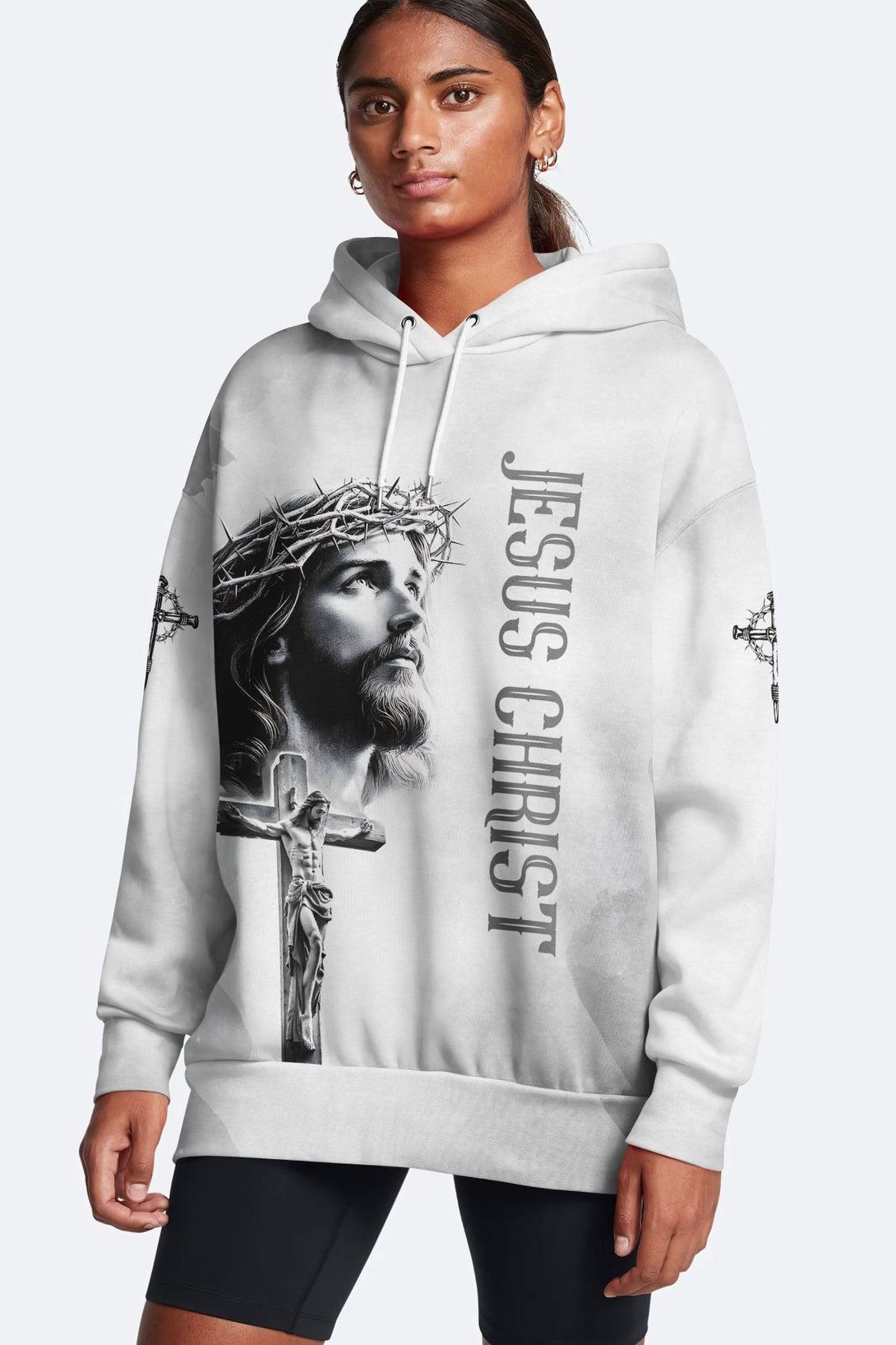 Yet He Chose Me All Over Print Hoodie - Christ Color