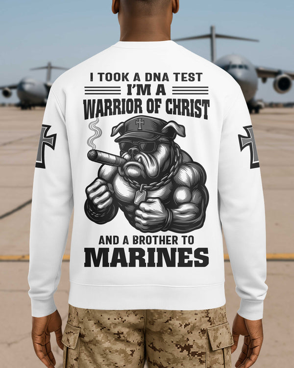 I Took A Dna Test I'm A Warrior Of Christ And A Brother To Marines Sweater