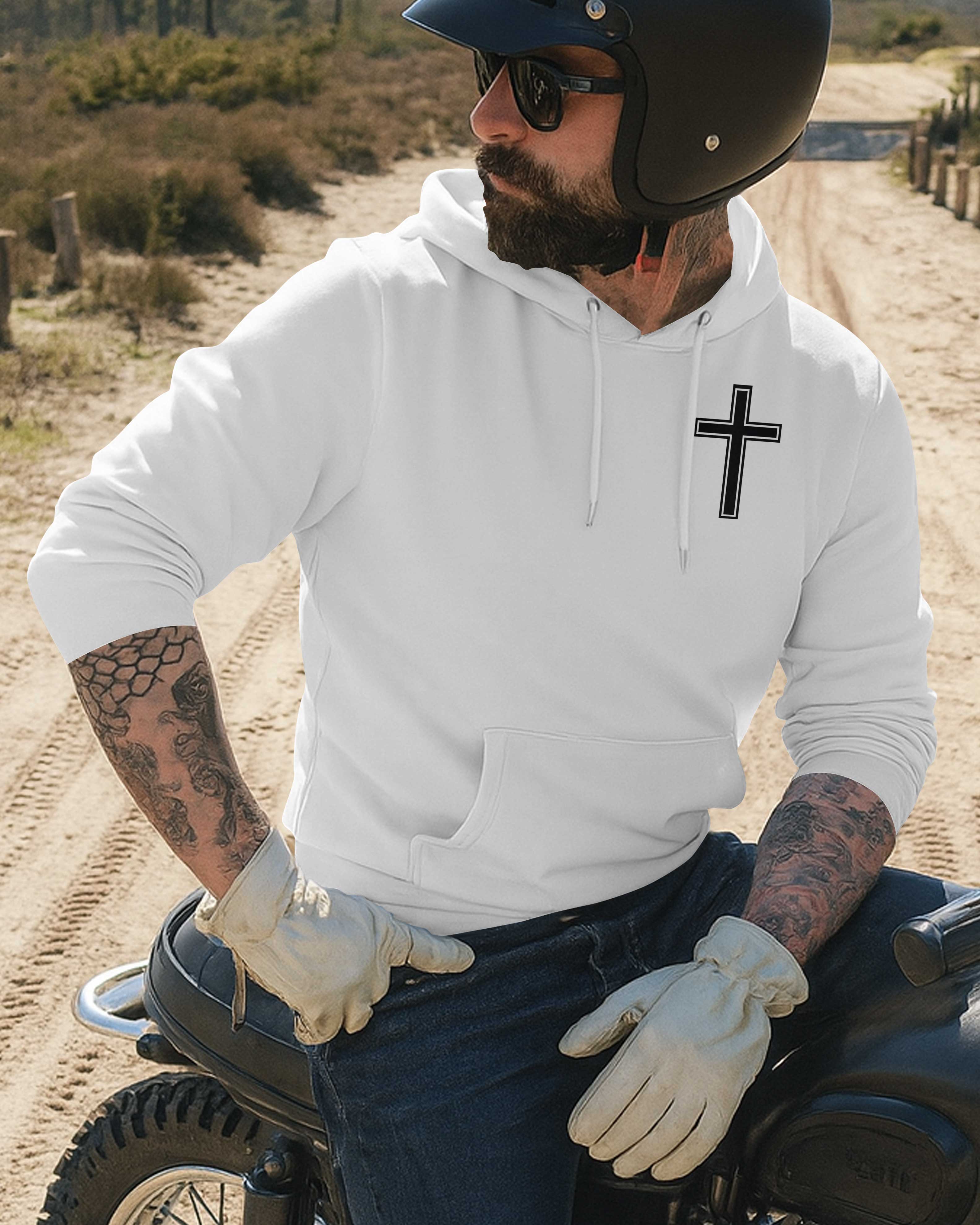 My Faith Is Louder Than My Exhaust All Over Print Hoodie