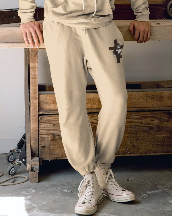 I Am His And He Is Mine All Over Print Jogger Pants - Christ Color