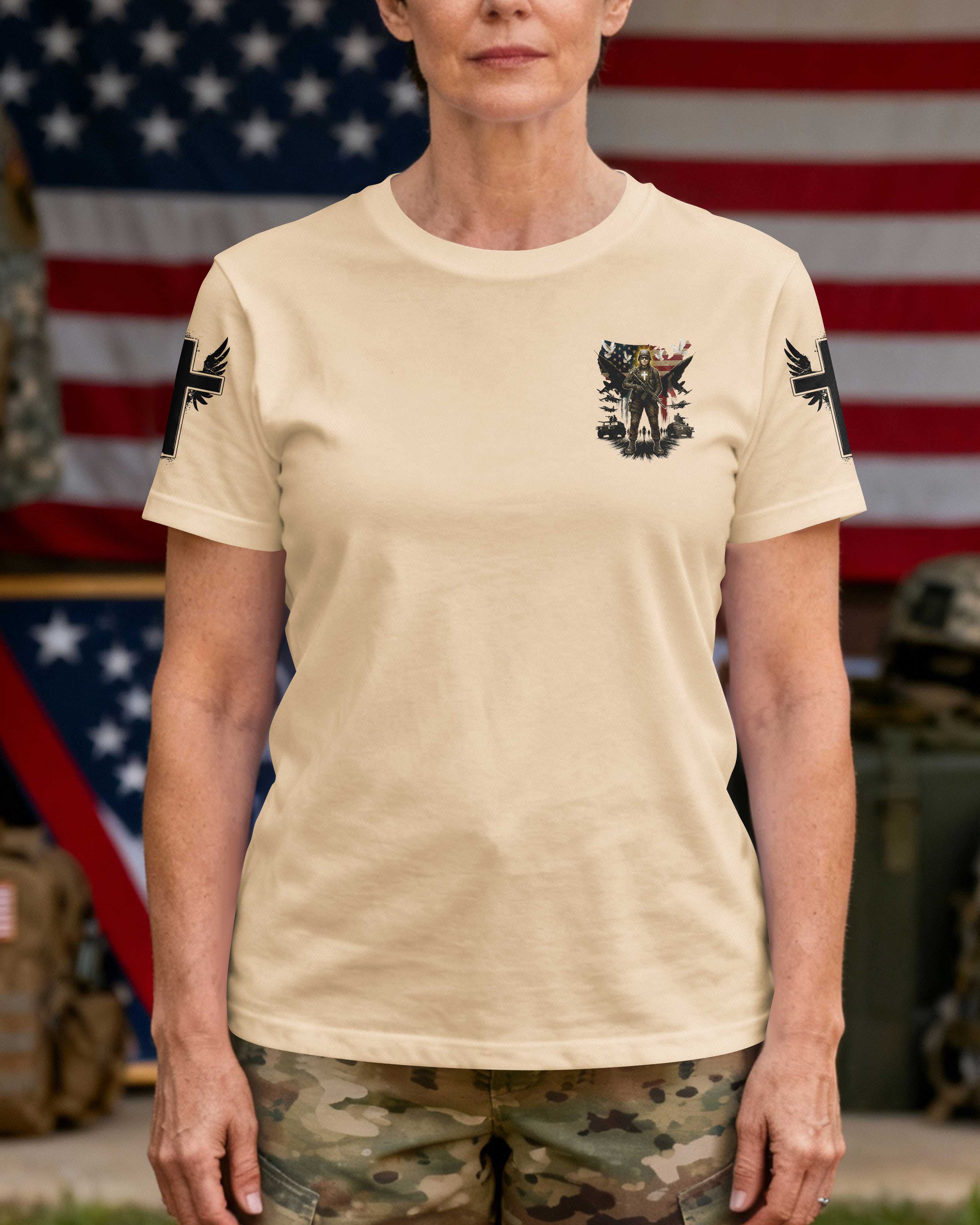 God Found Some Of The Strongest Women And Made Them Veterans T-Shirt