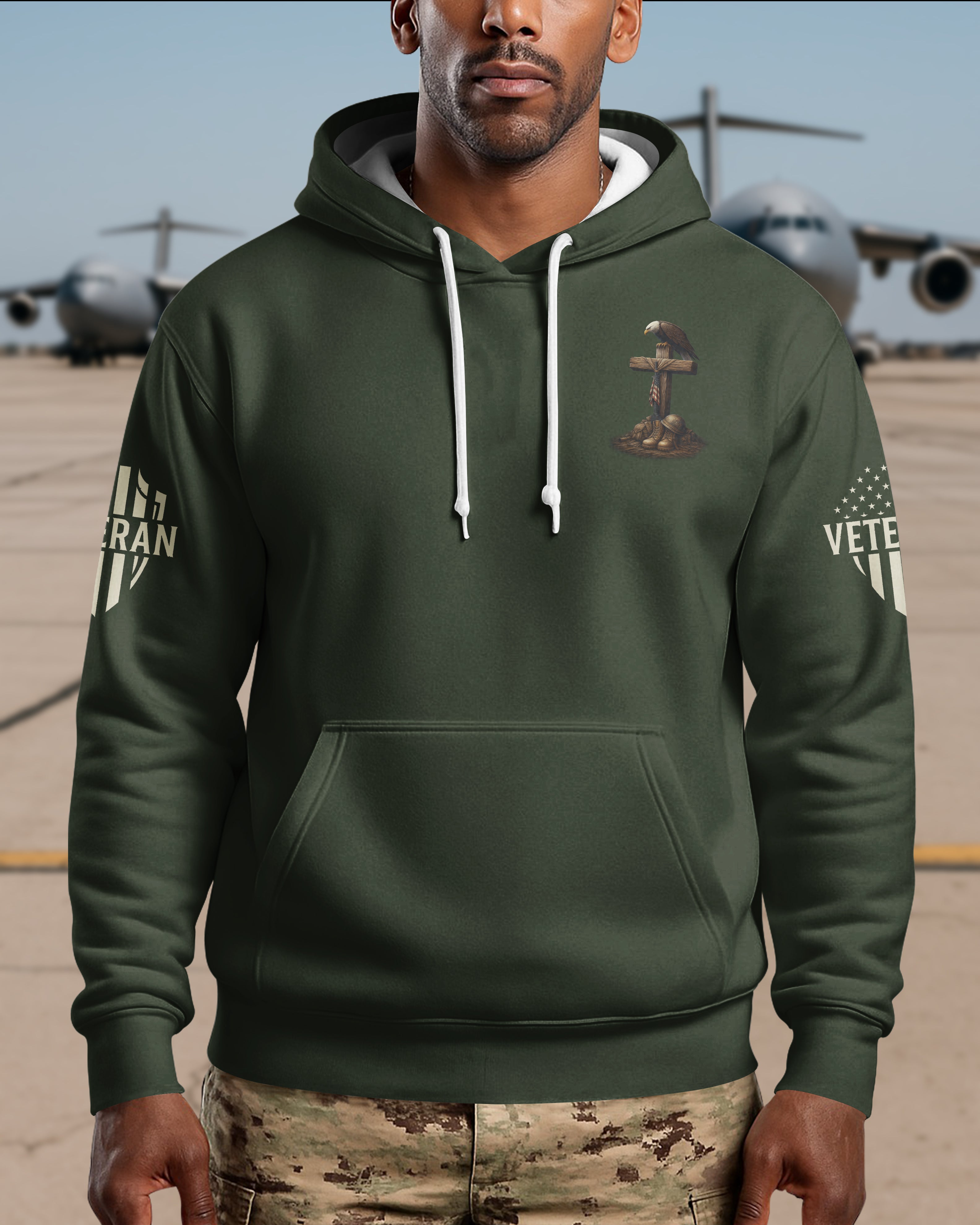 Veteran By Duty Christian By Choice Hoodie