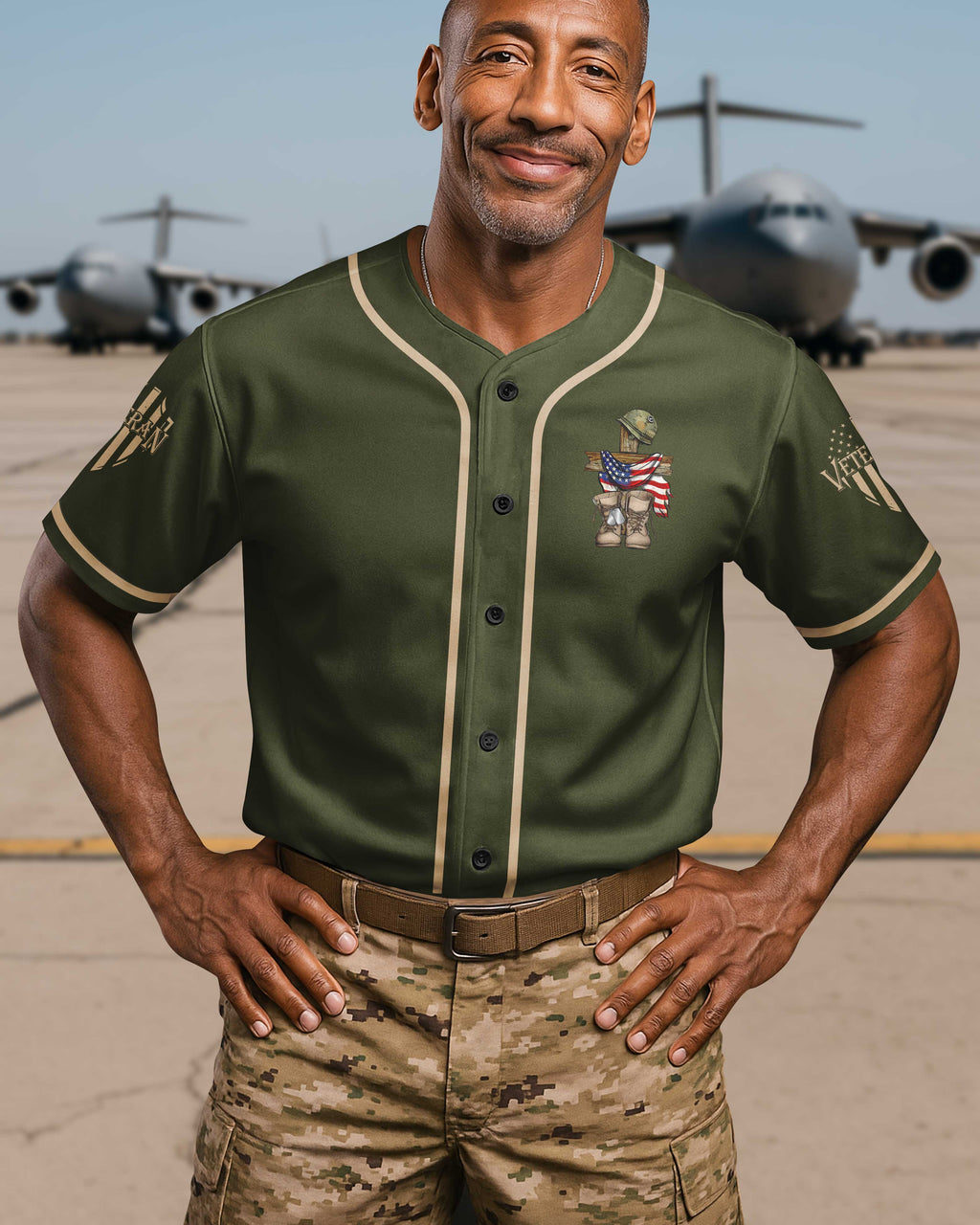 God Found Some Of The Strongest Americans And Made Them Veterans Jersey