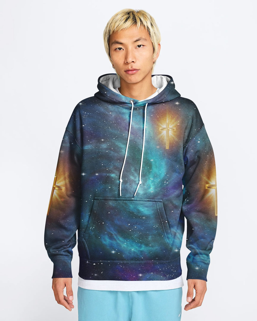 Whoever Drinks The Water I Give Them Will Never Thirst All Over Print Hoodie - Christ Color