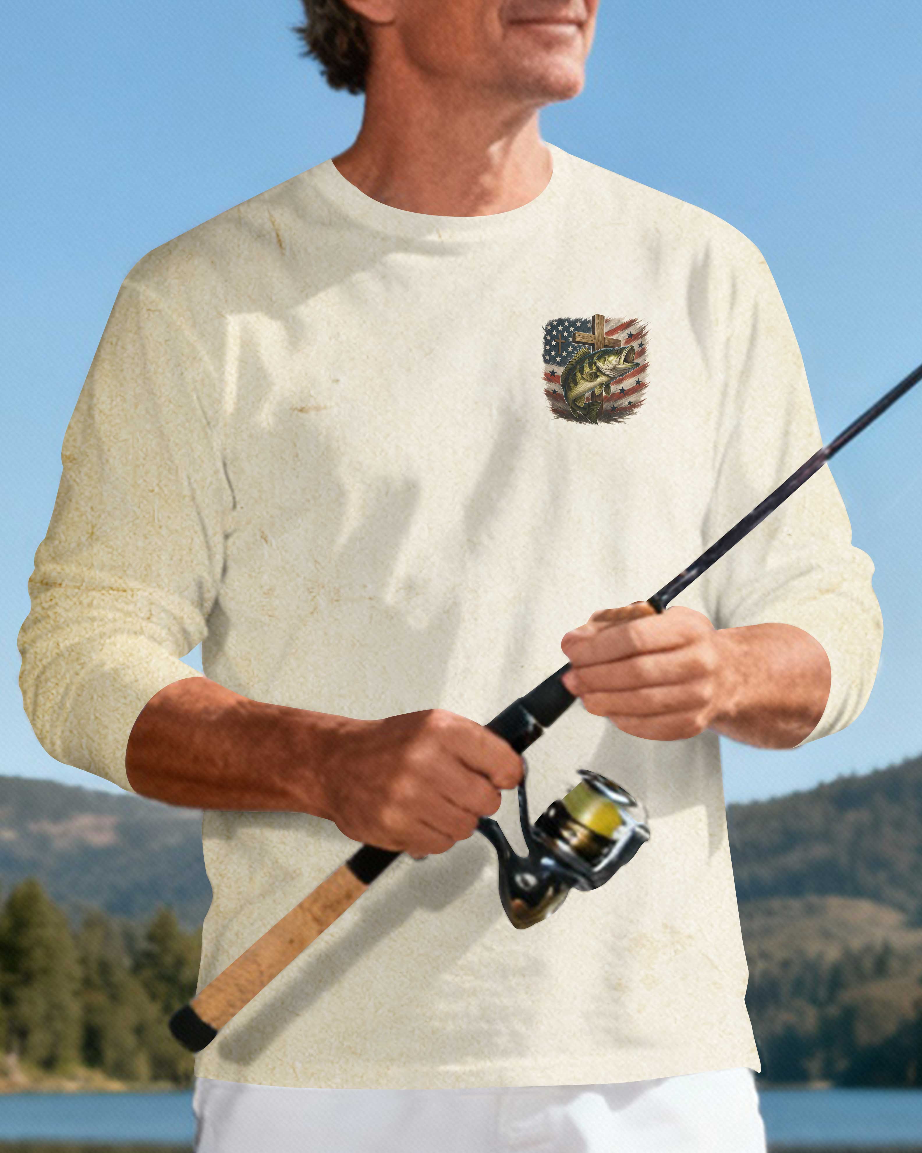 Jesus Loves Me Fish Fear Me Long Sleeves T-Shirt