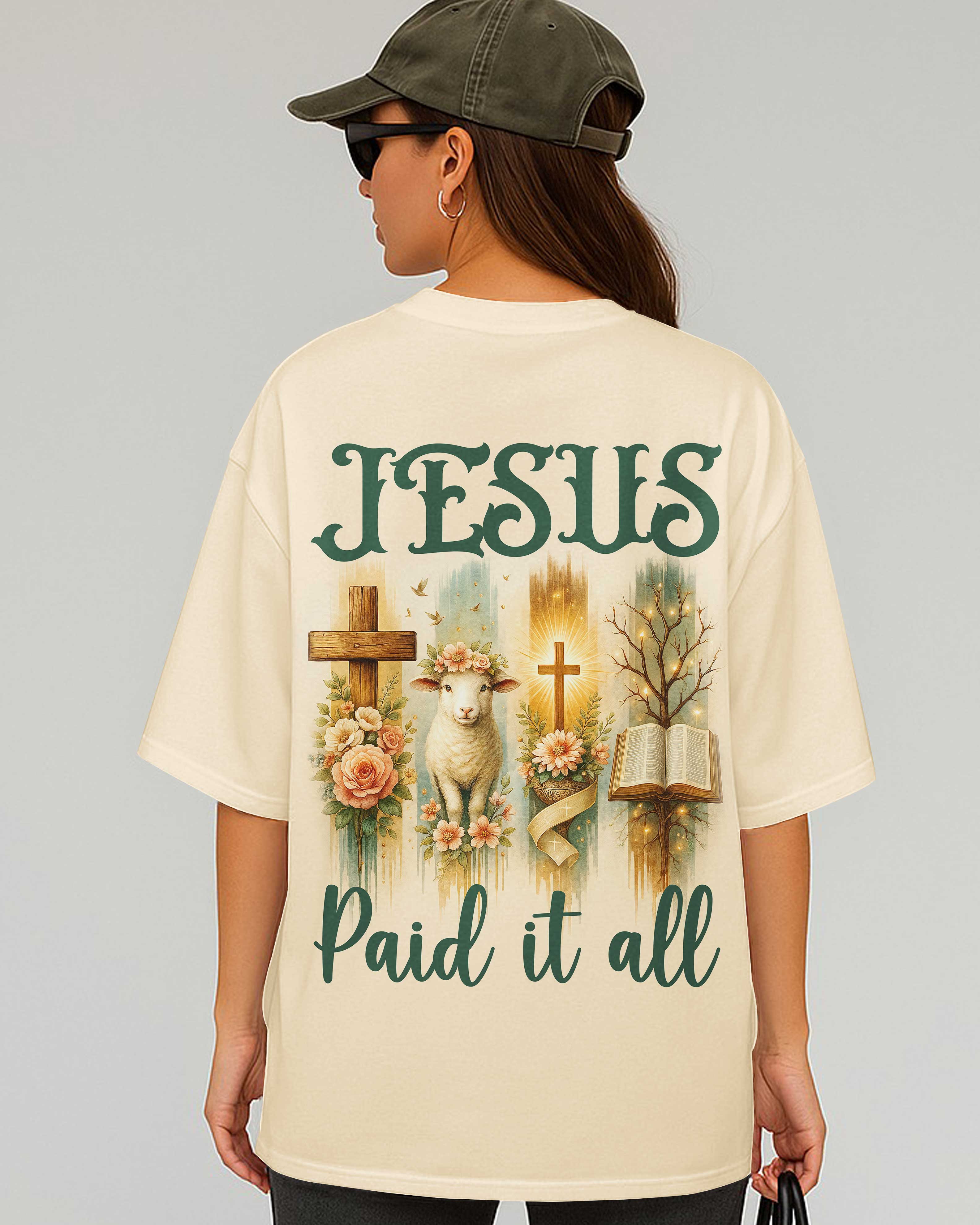 Jesus Paid It All All Over Print T-Shirt