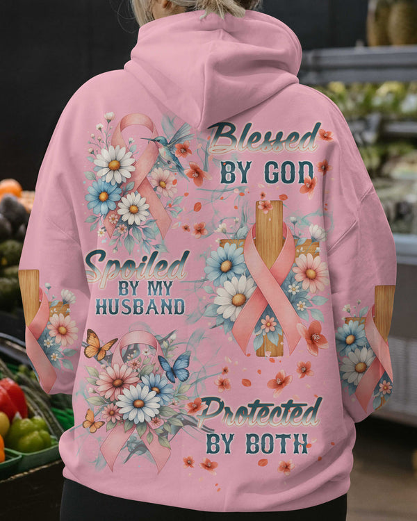 Blessed By God Spoiled By My Husband Protected By Both Shirts