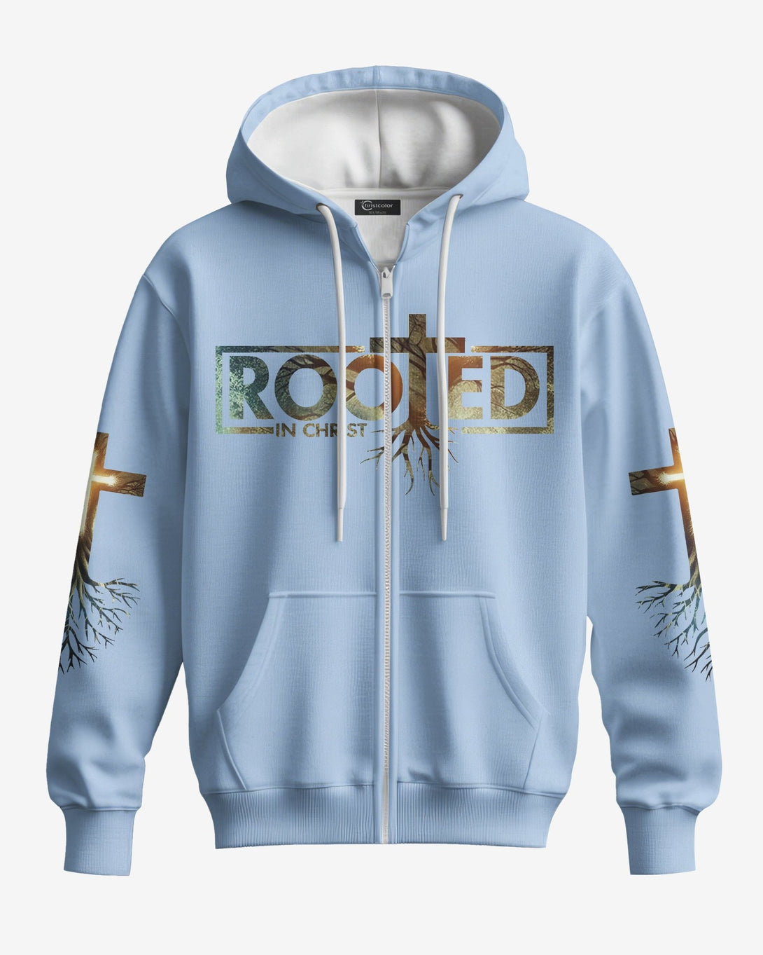 Woman Of Faith Rooted In Christ All Over Print Zip Hoodie - Christ Color