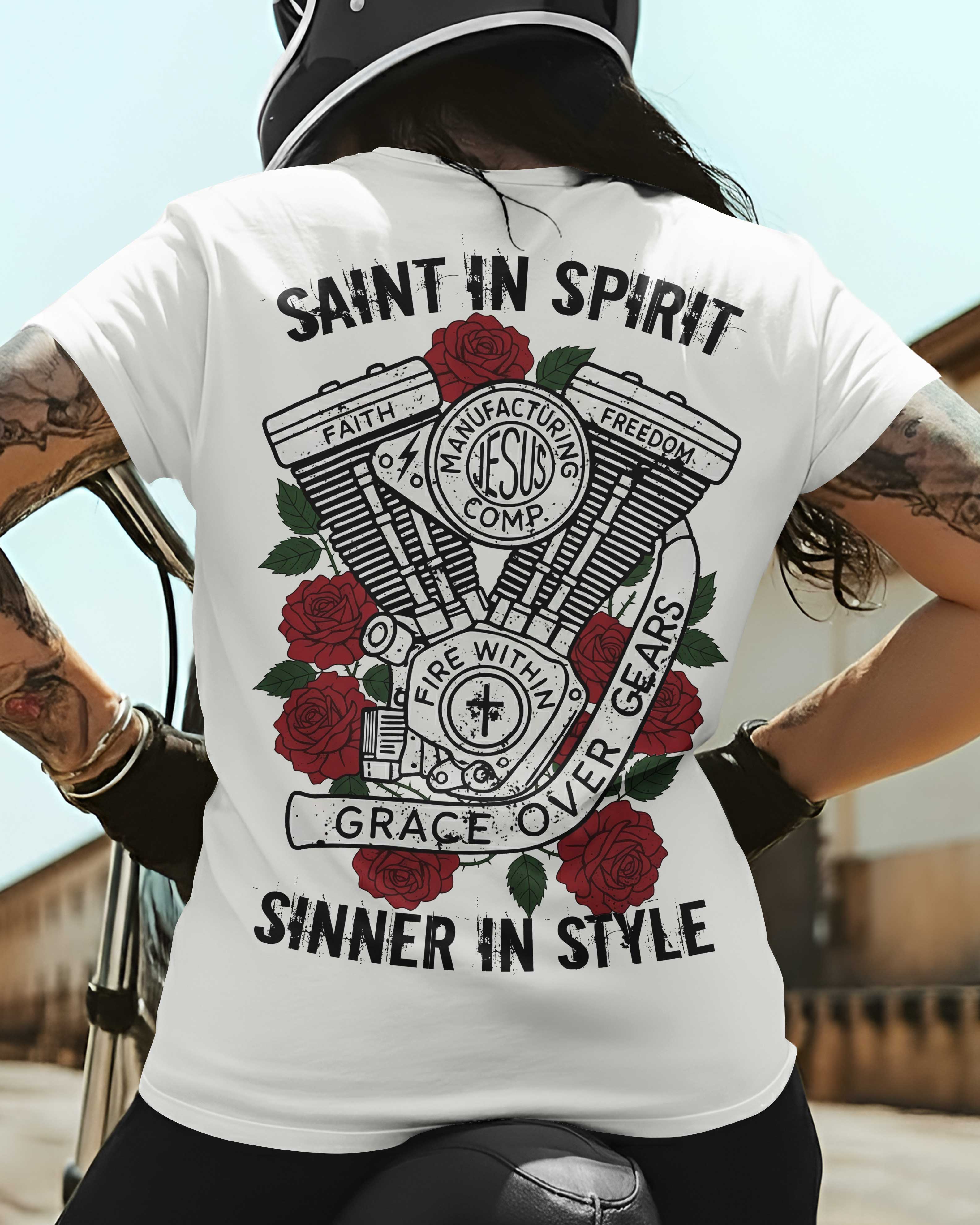 Saint In Spirit Sinner In Style T-Shirt